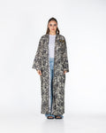 Silver 2.0 – Printed Cotton Kaftan Abaya