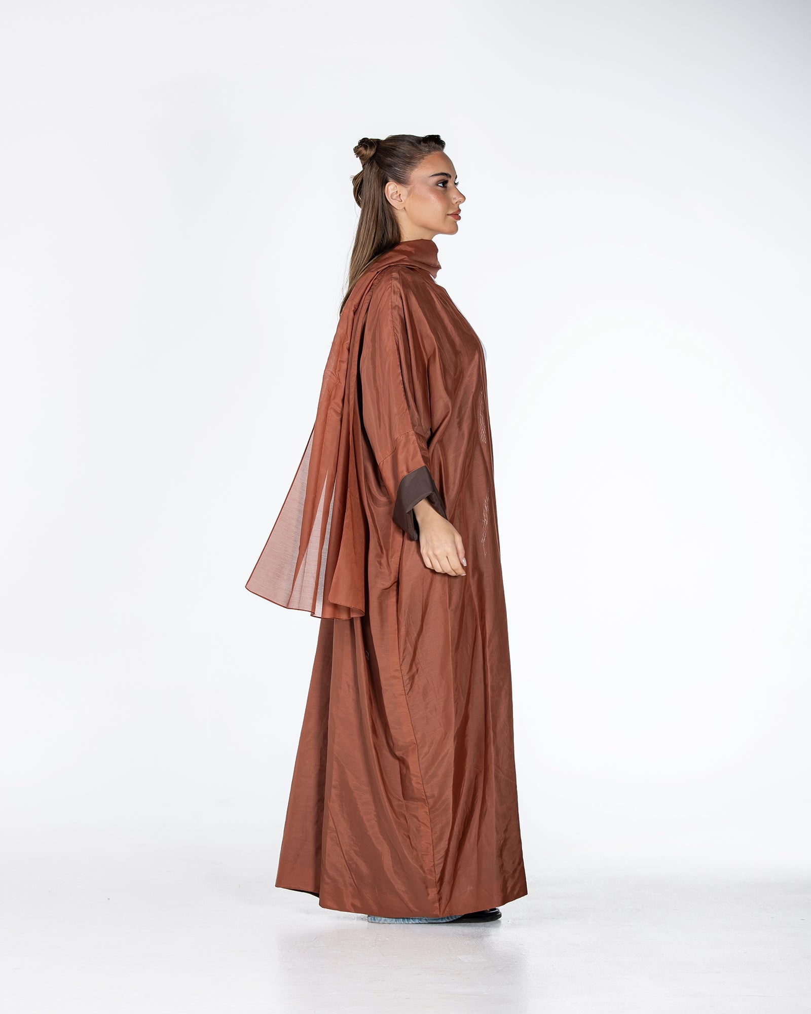  Lucia – Double-Sided Chiffon Kaftan Abaya