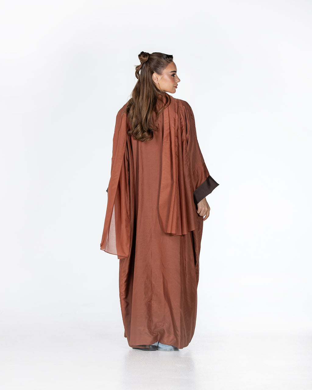  Lucia – Double-Sided Chiffon Kaftan Abaya