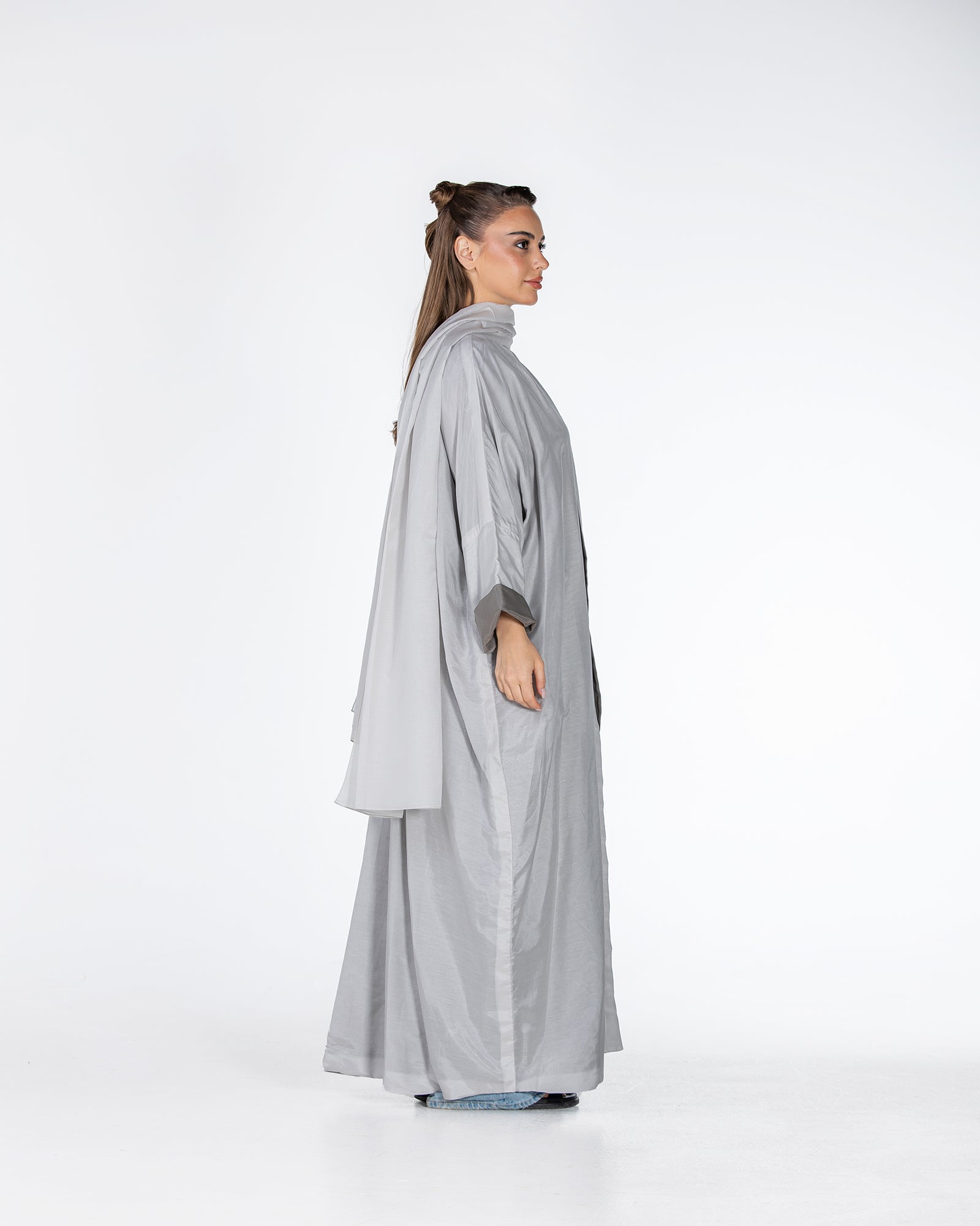  Lucia – Double-Sided Chiffon Kaftan Abaya