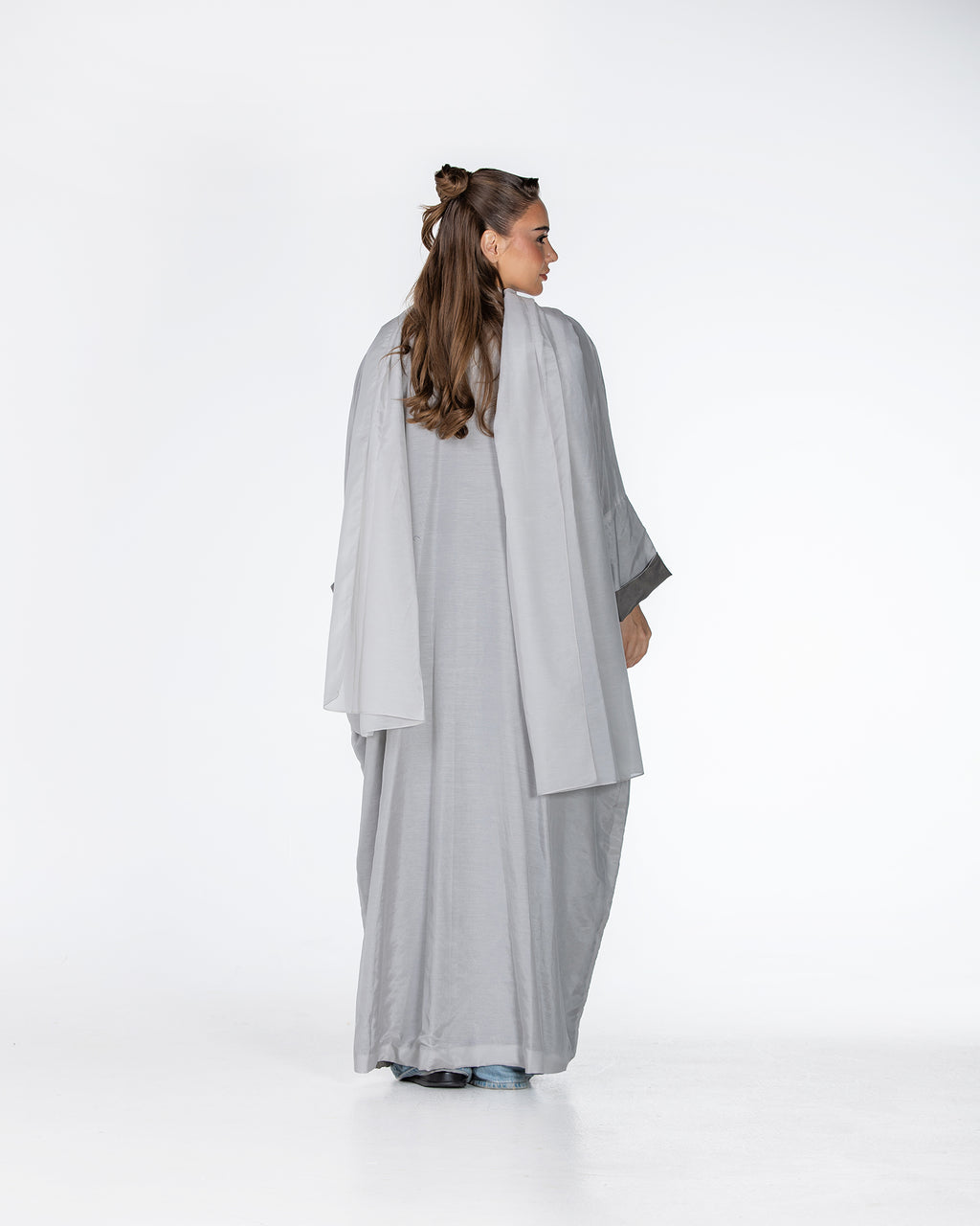  Lucia – Double-Sided Chiffon Kaftan Abaya