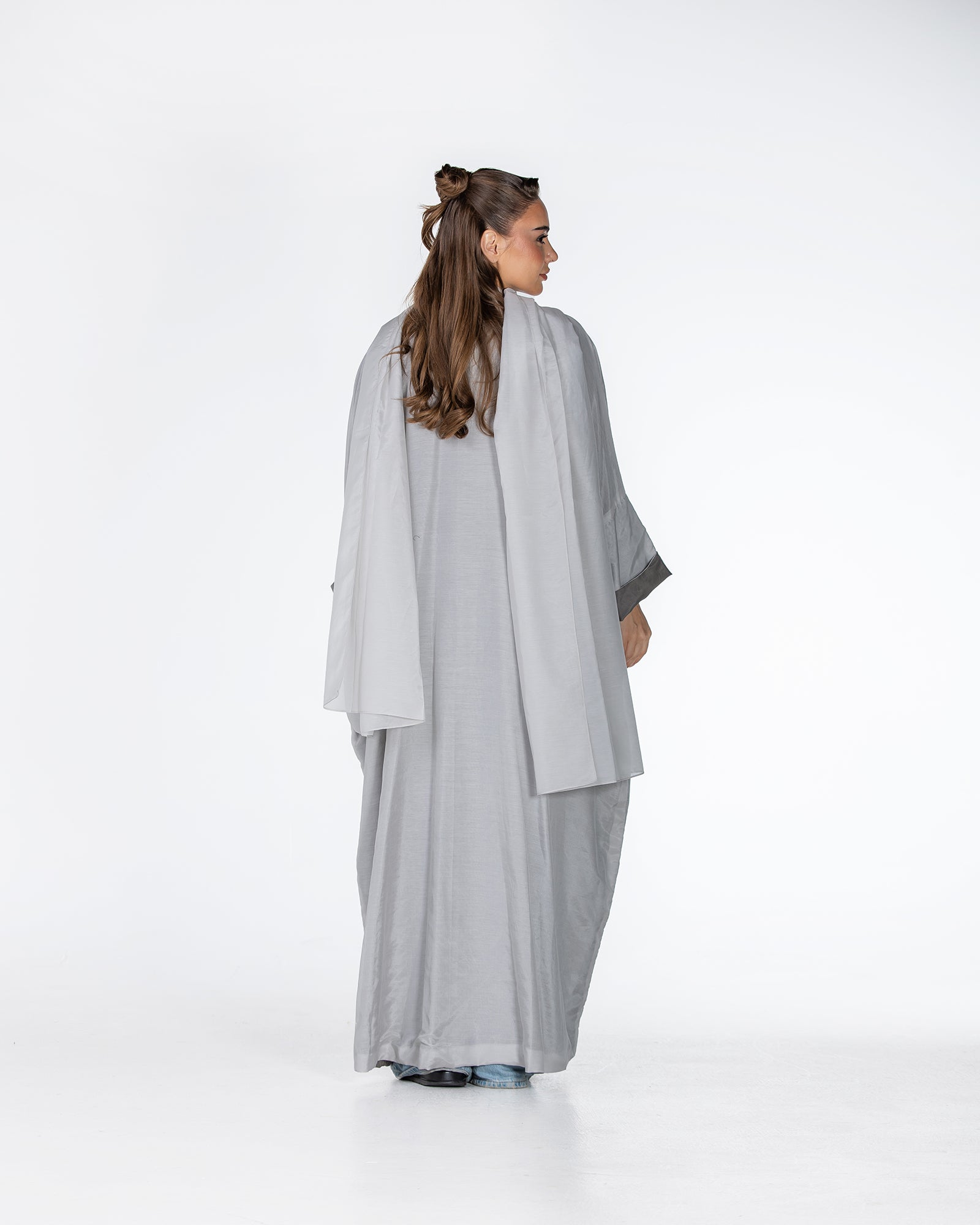  Lucia – Double-Sided Chiffon Kaftan Abaya