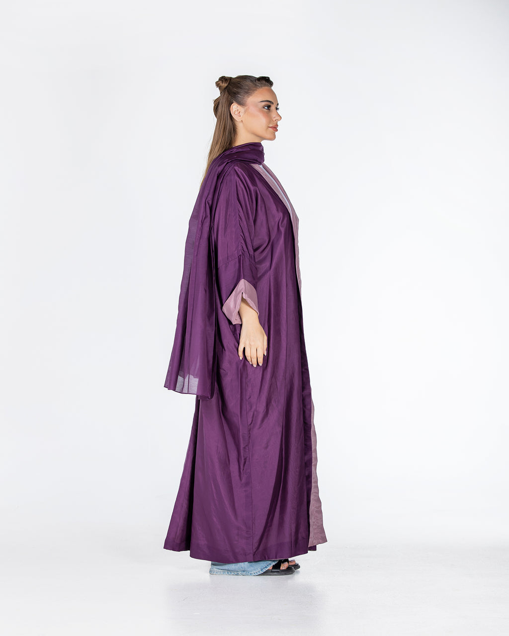  Lucia – Double-Sided Chiffon Kaftan Abaya