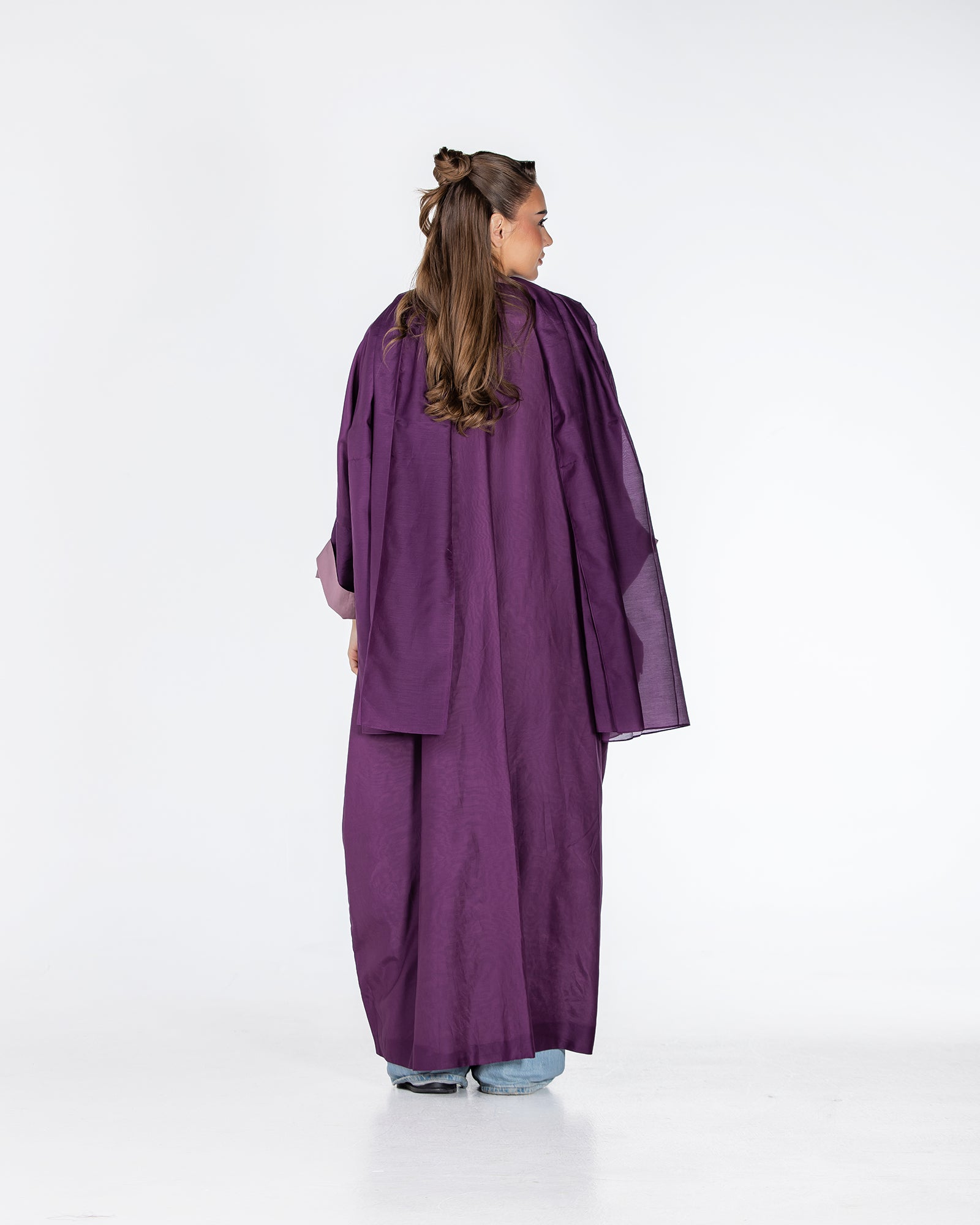  Lucia – Double-Sided Chiffon Kaftan Abaya