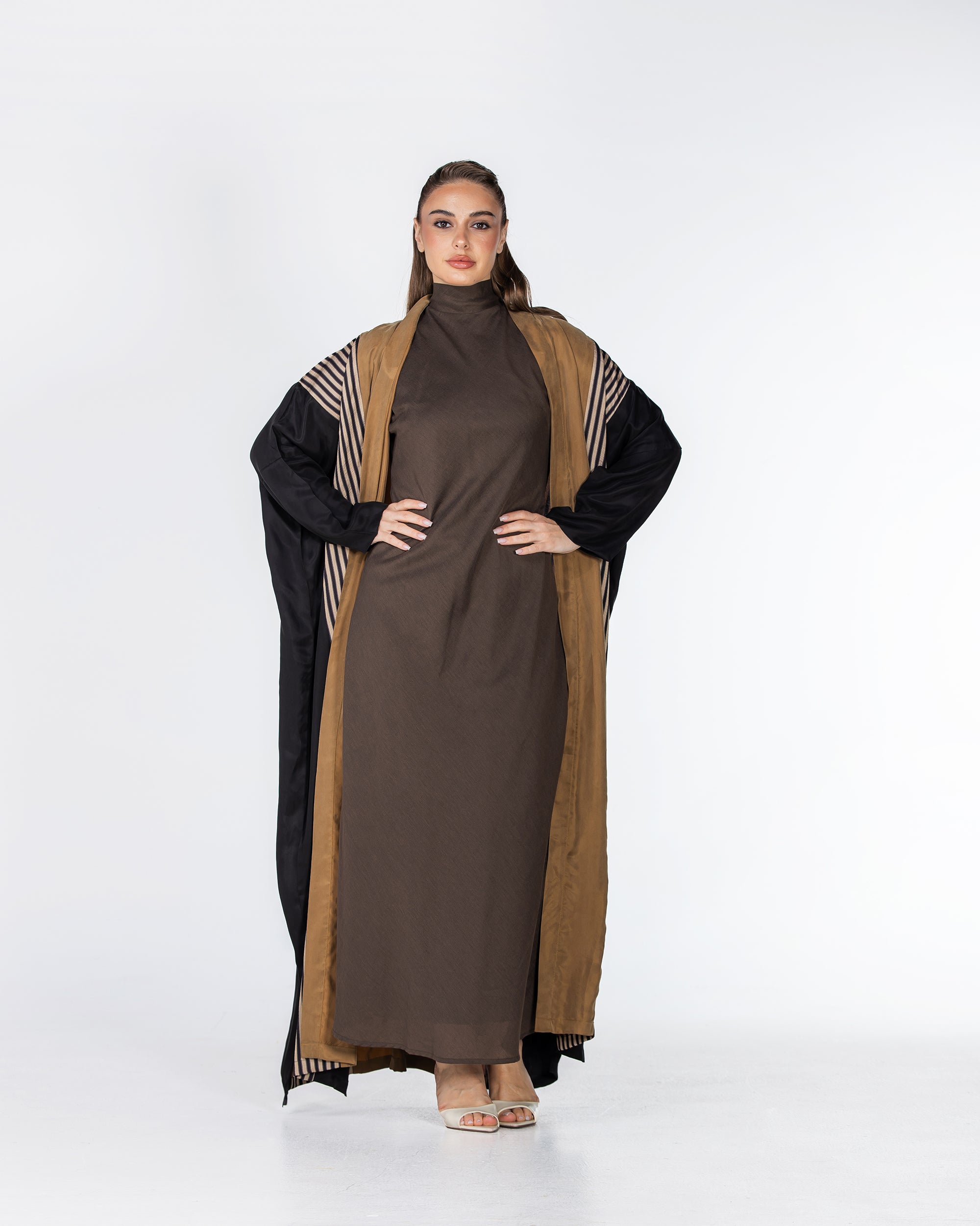 Eclipse – Washed Silk Bisht Abaya
