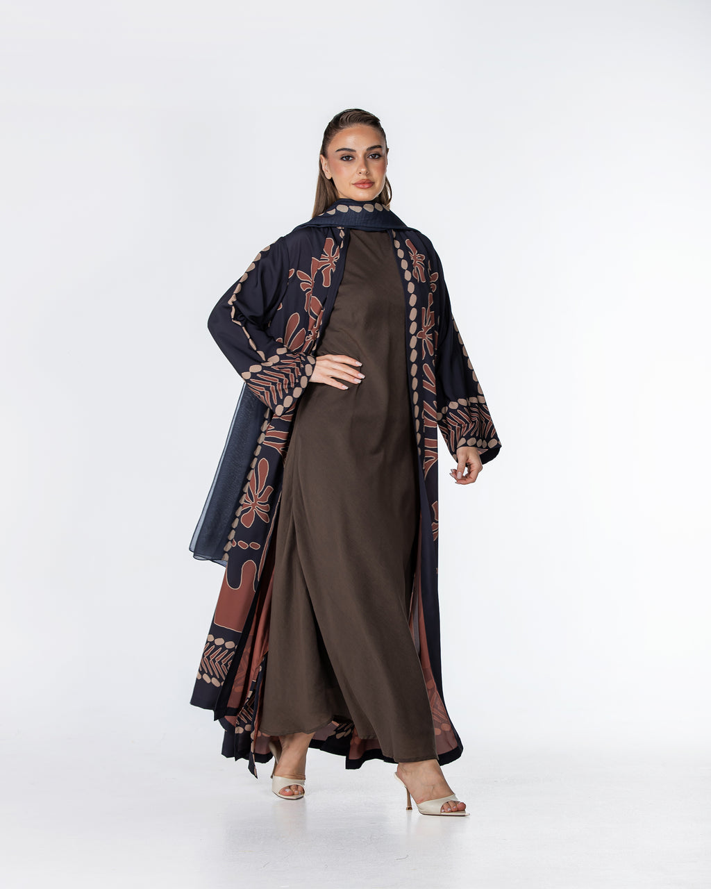 Botanika - Printed Crepe Abaya