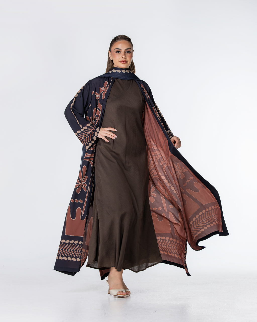 Botanika - Printed Crepe Abaya