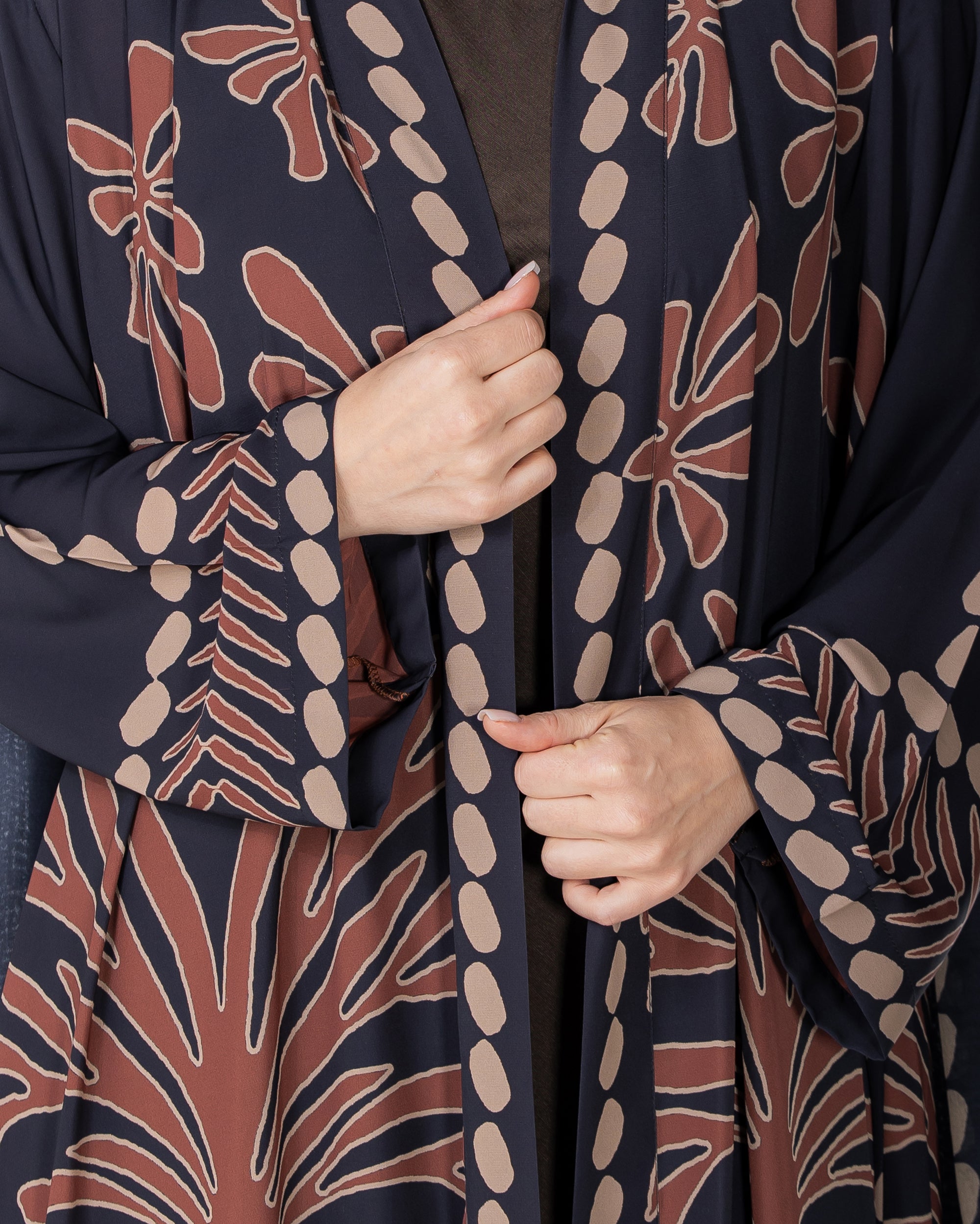 Botanika - Printed Crepe Abaya