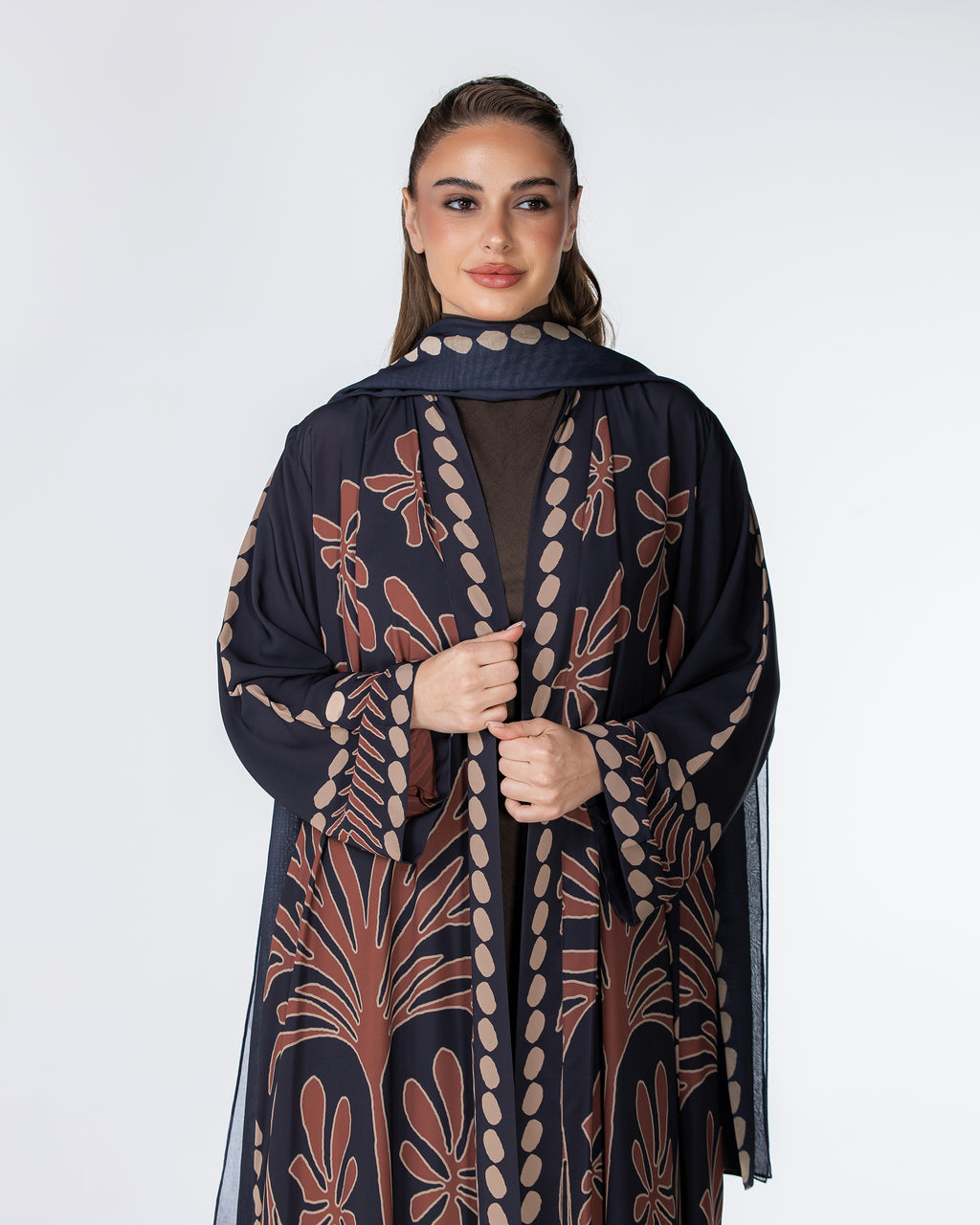 Botanika - Printed Crepe Abaya