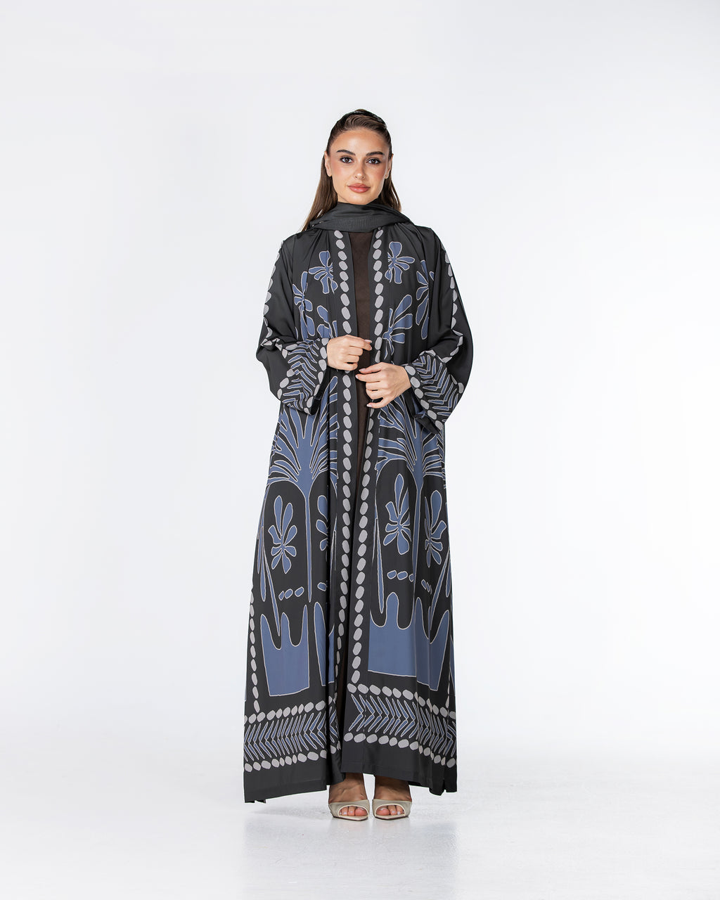 Botanika - Printed Crepe Abaya