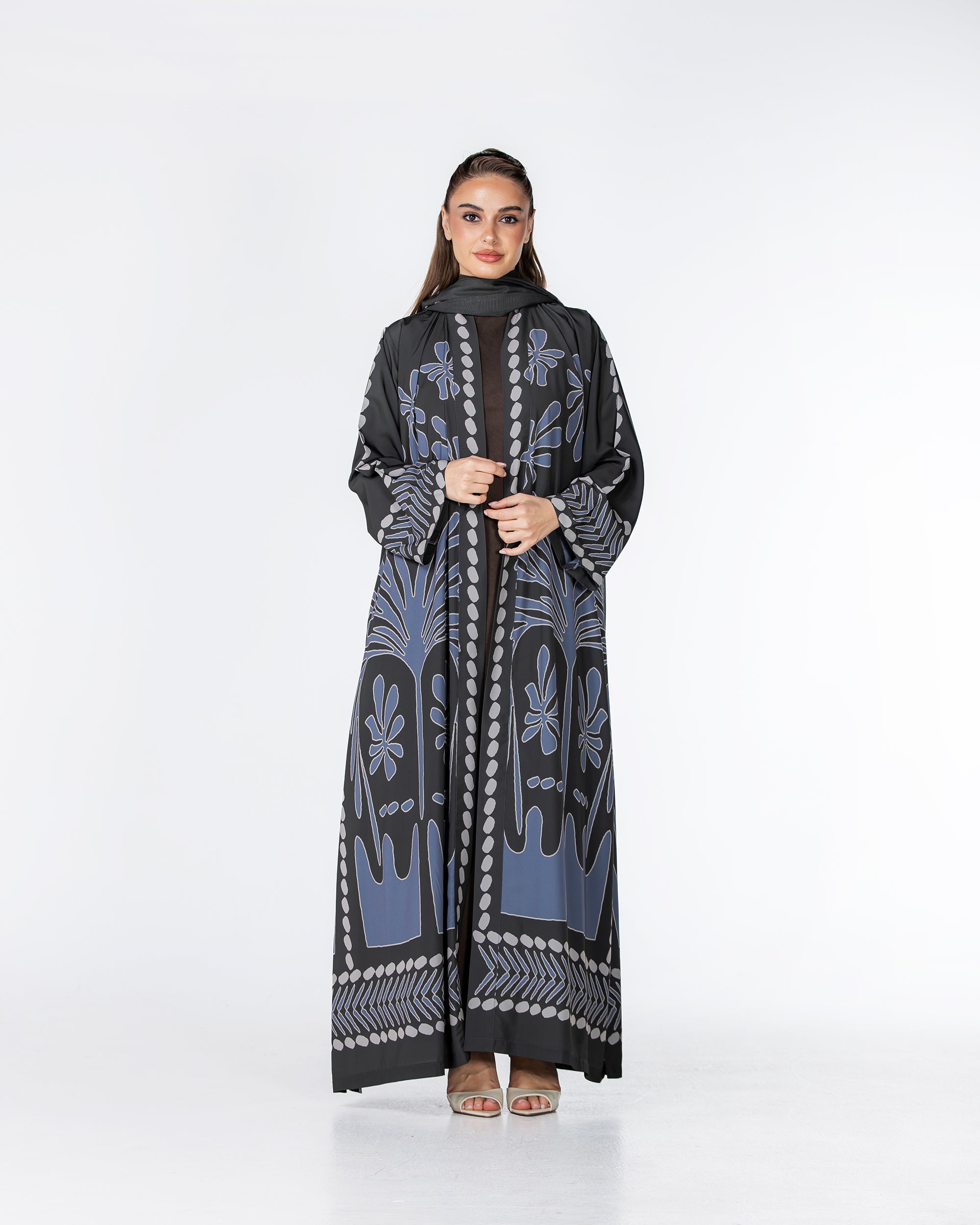Botanika - Printed Crepe Abaya