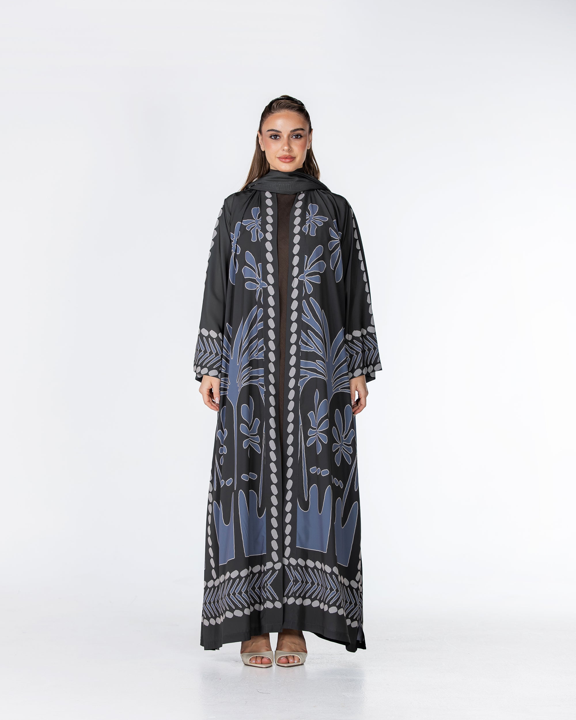 Botanika - Printed Crepe Abaya