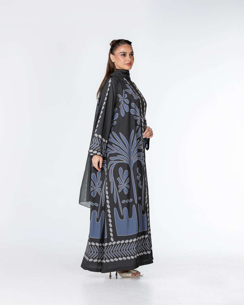 Botanika - Printed Crepe Abaya
