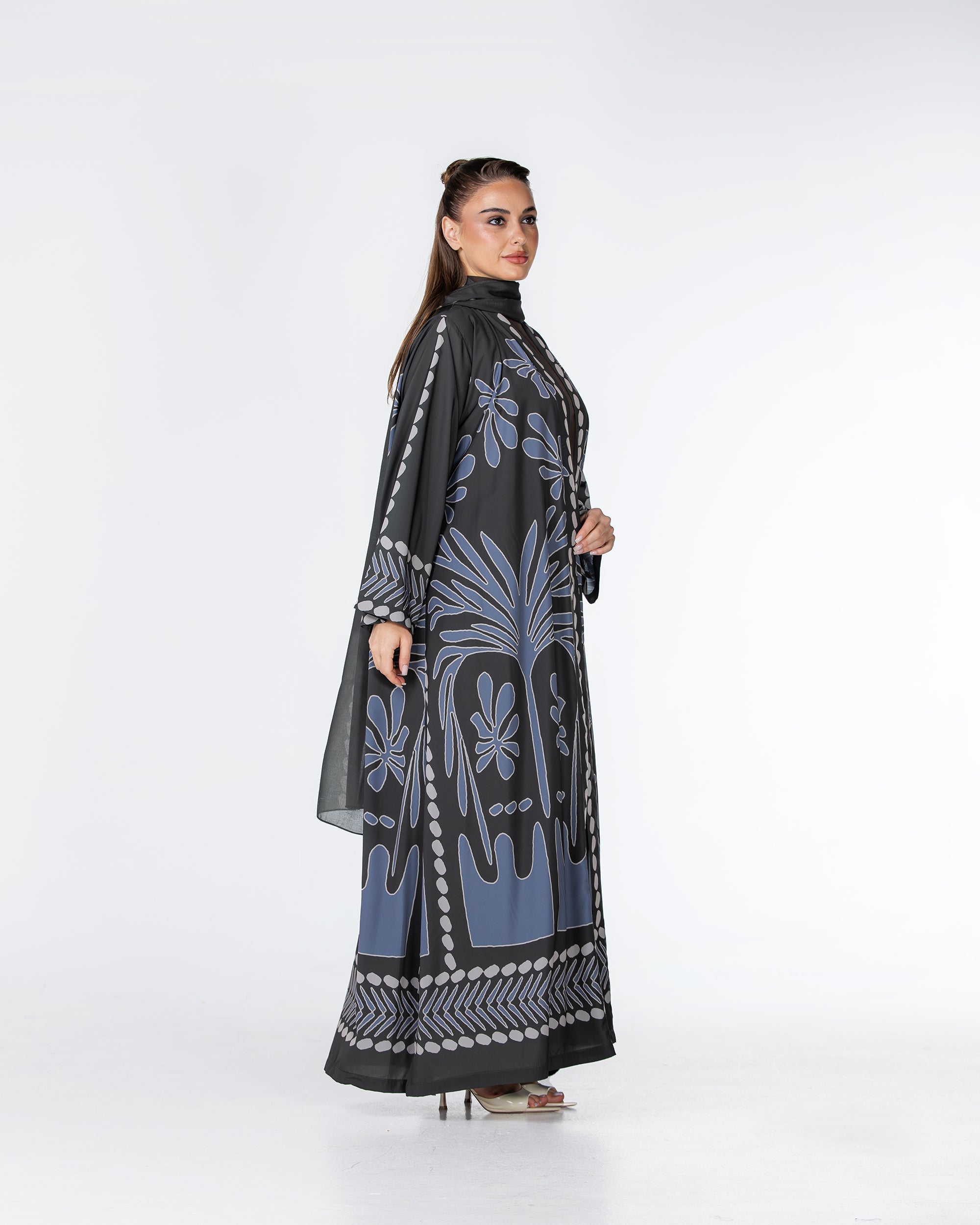 Botanika - Printed Crepe Abaya