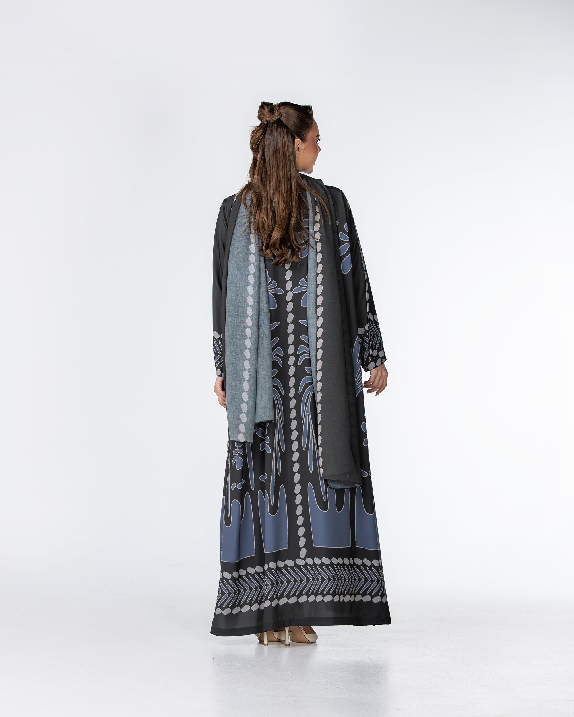 Botanika - Printed Crepe Abaya