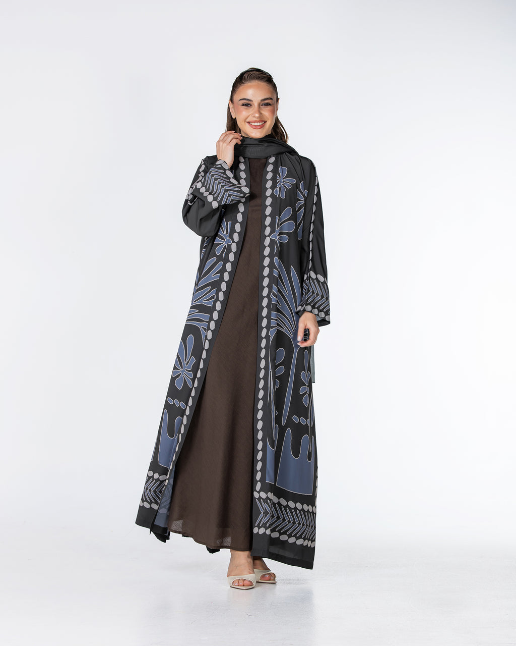 Botanika - Printed Crepe Abaya