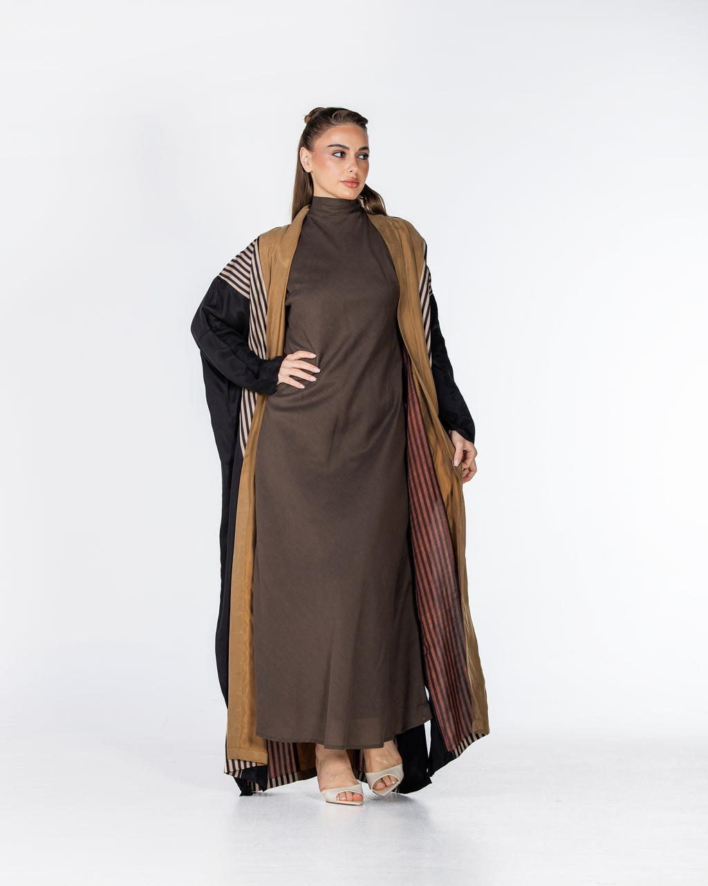 Eclipse – Washed Silk Bisht Abaya