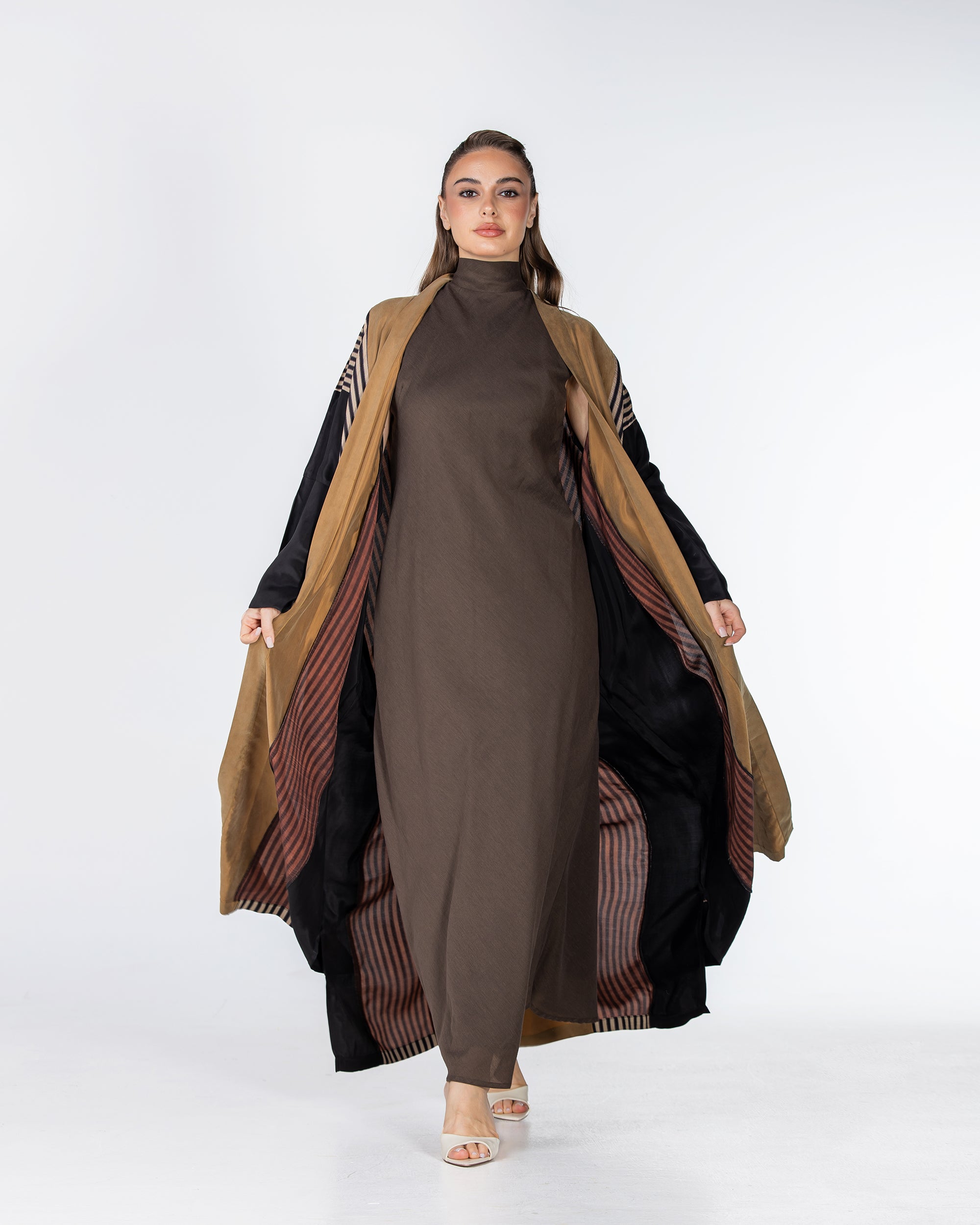 Eclipse – Washed Silk Bisht Abaya