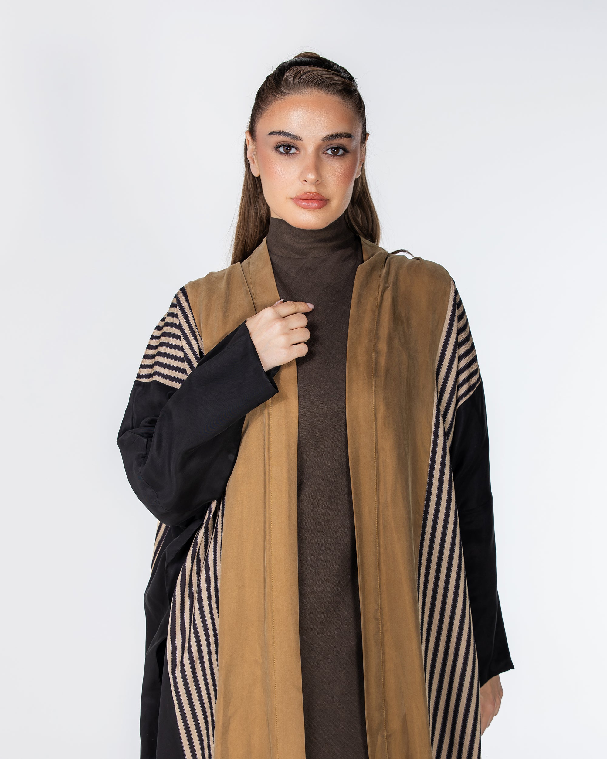 Eclipse – Washed Silk Bisht Abaya