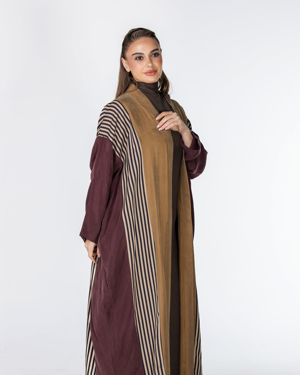 Eclipse – Washed Silk Bisht Abaya