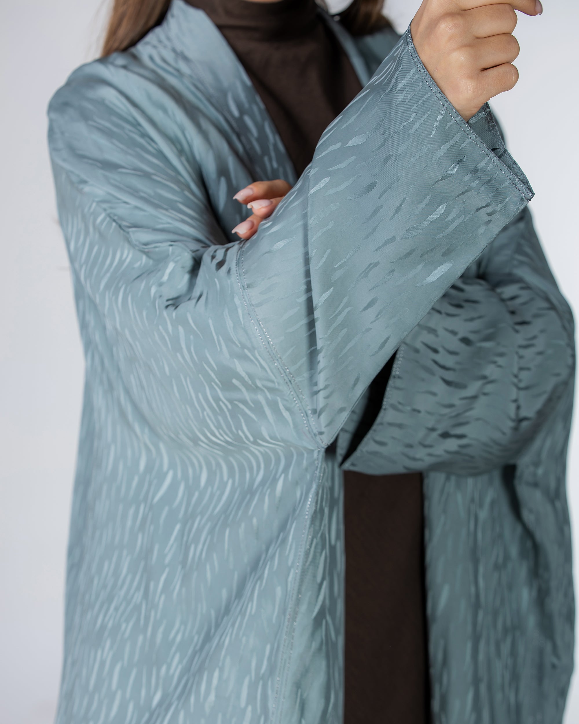 Copper 2.0 – Woven Viscose Linen Bisht Abaya