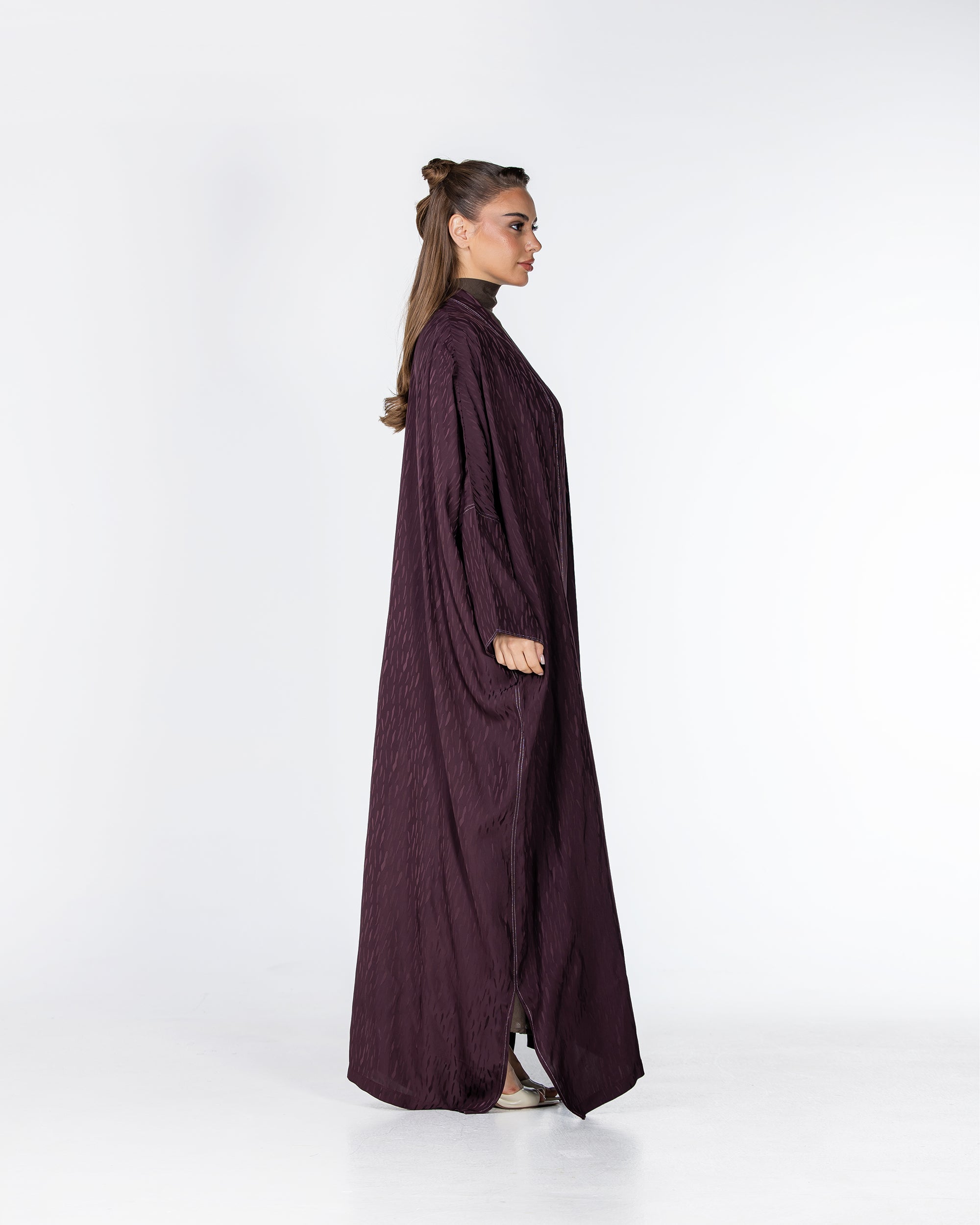 Copper 2.0 – Woven Viscose Linen Bisht Abaya