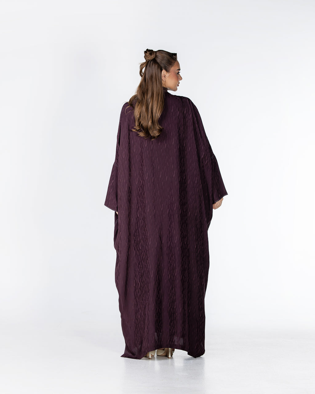 Copper 2.0 – Woven Viscose Linen Bisht Abaya