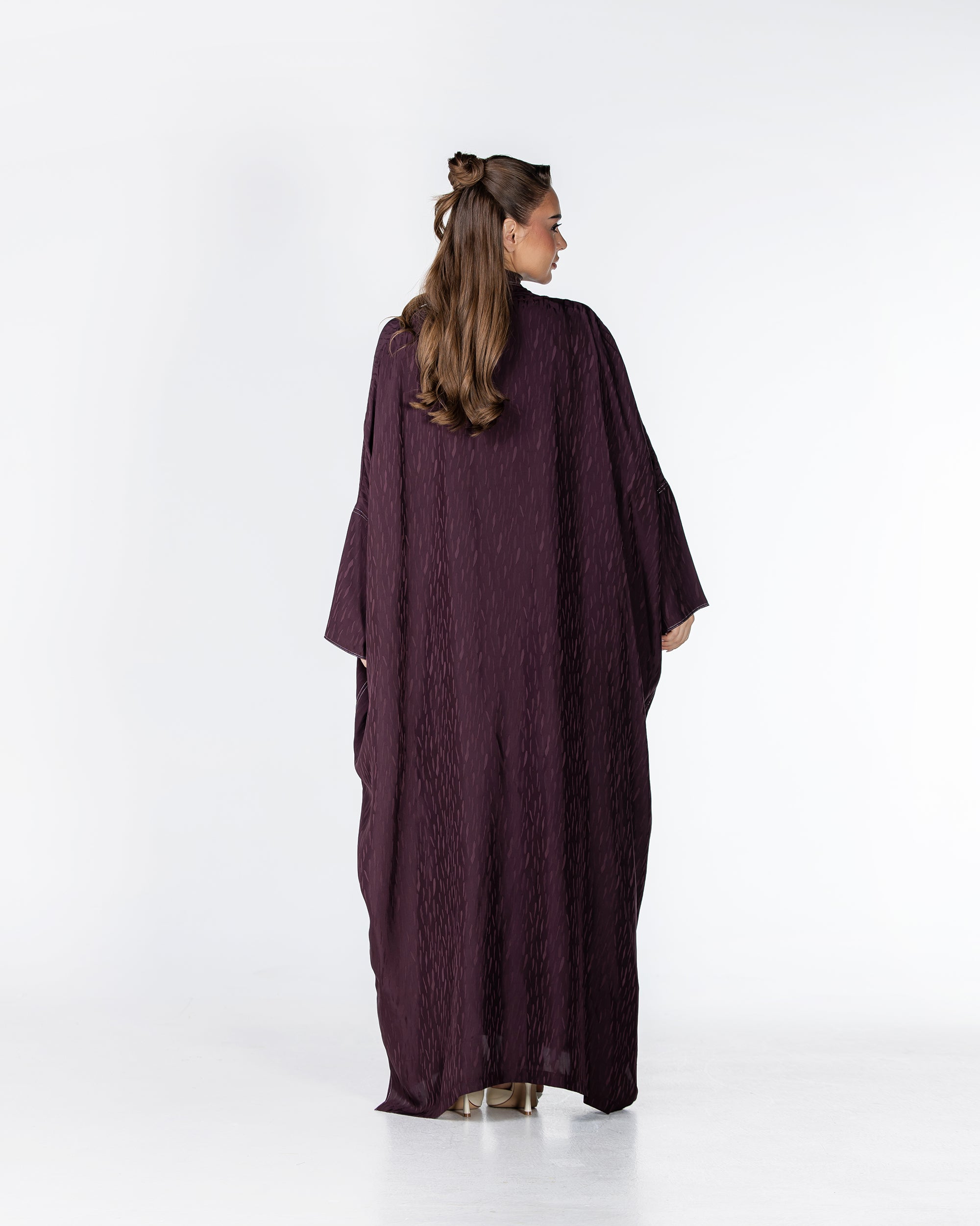 Copper 2.0 – Woven Viscose Linen Bisht Abaya