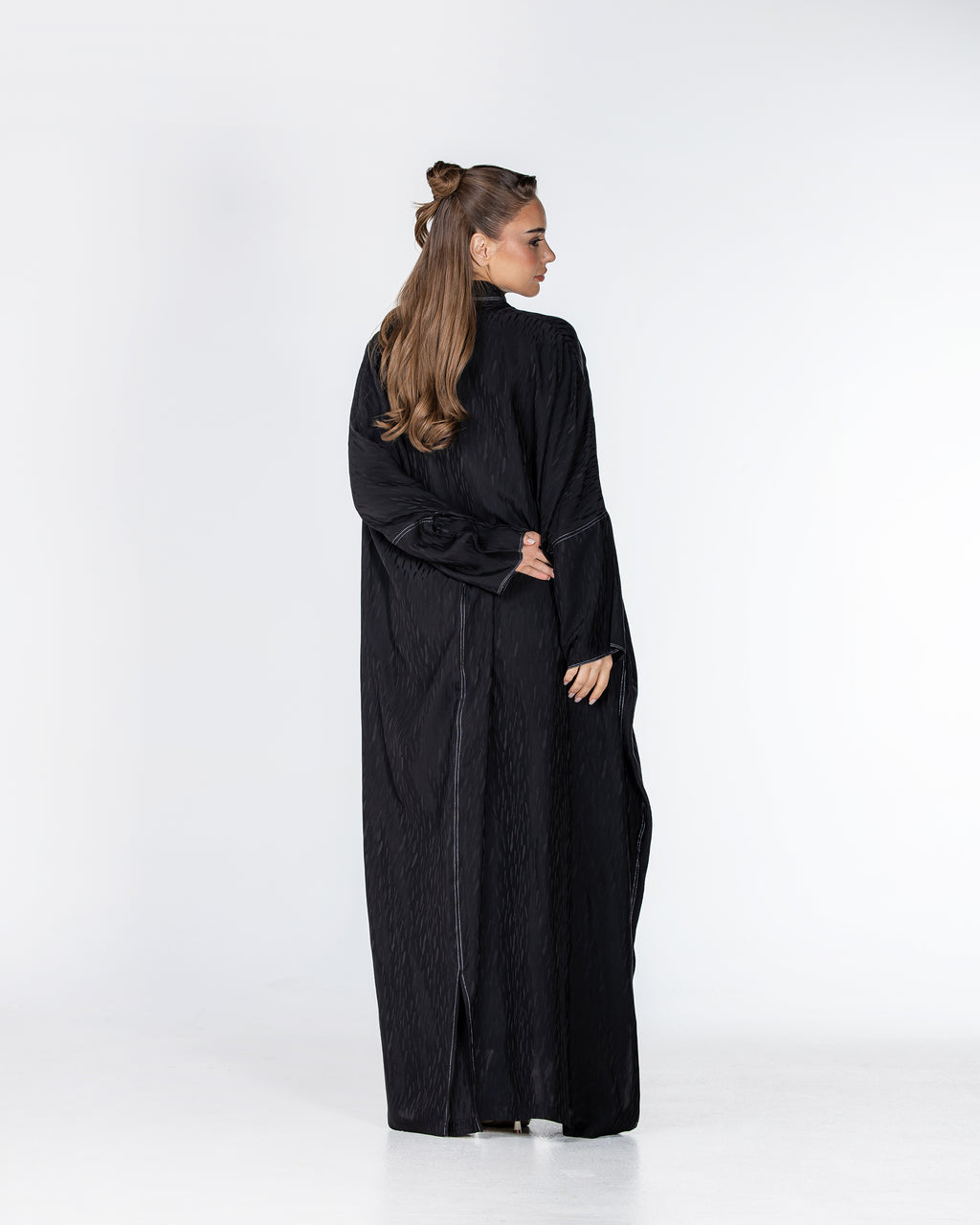 Copper 2.0 – Woven Viscose Linen Bisht Abaya