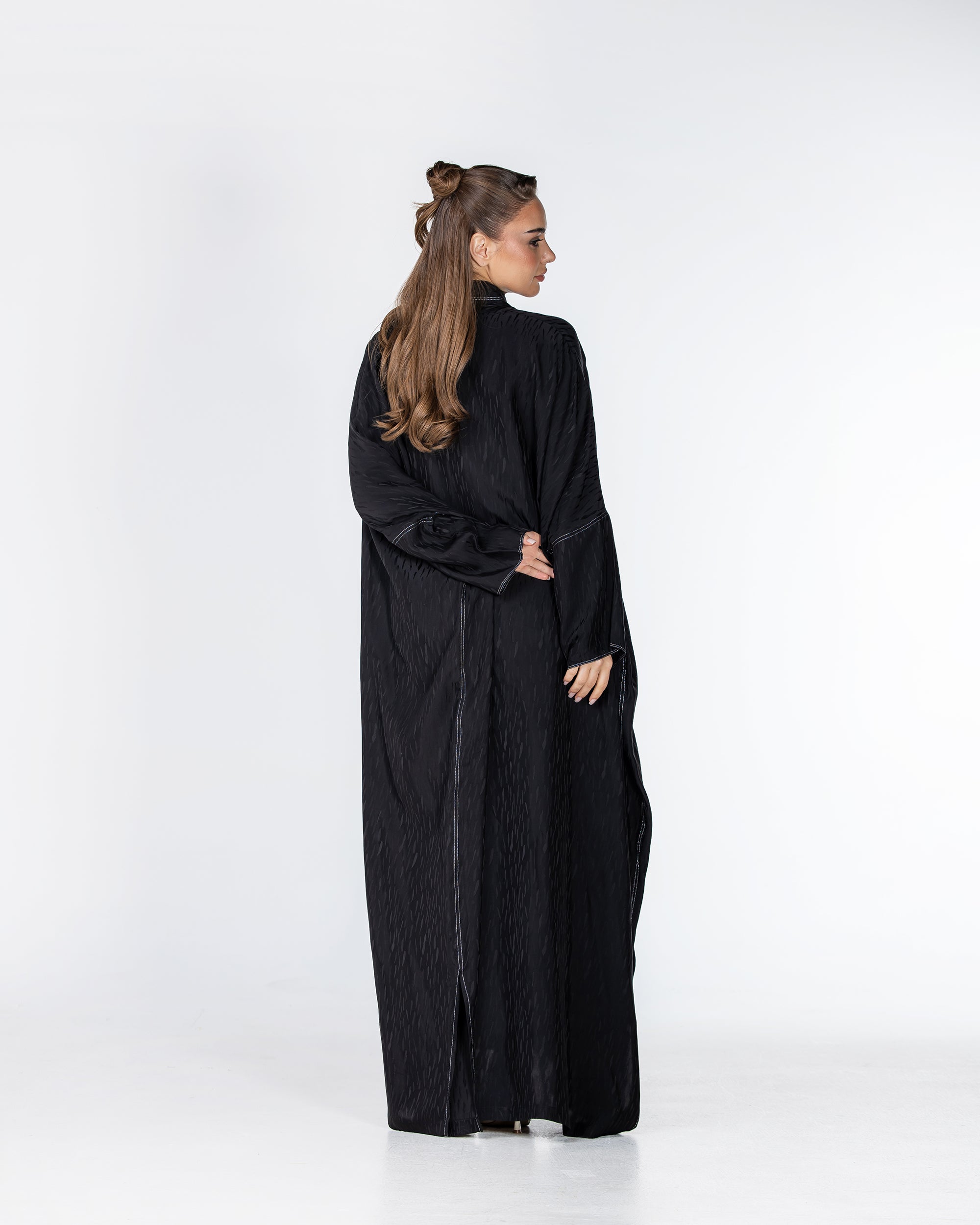 Copper 2.0 – Woven Viscose Linen Bisht Abaya