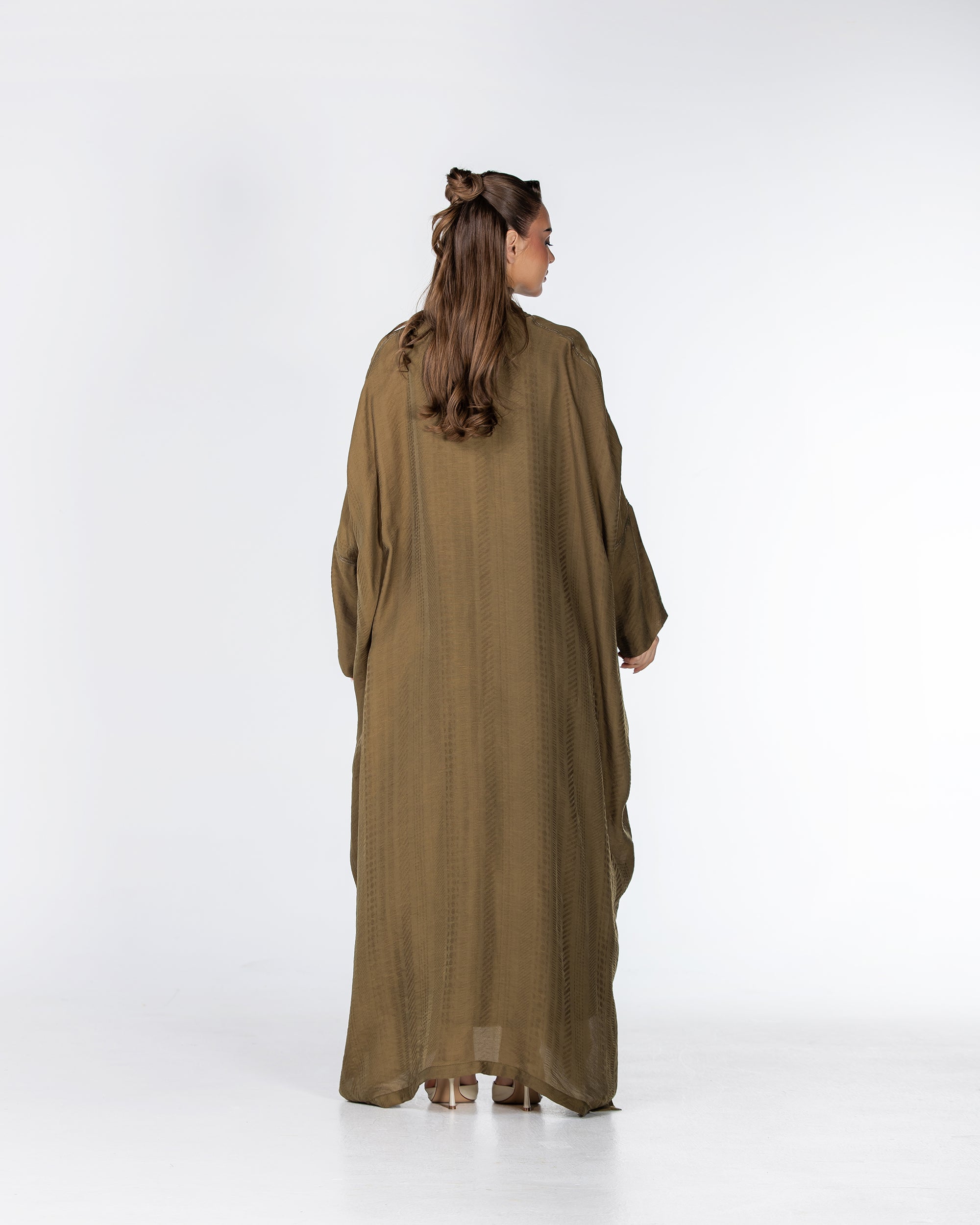 Copper 2.0 – Woven Viscose Linen Bisht Abaya