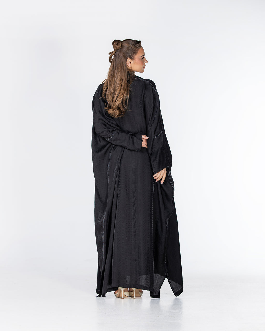Copper 2.0 – Woven Viscose Linen Bisht Abaya