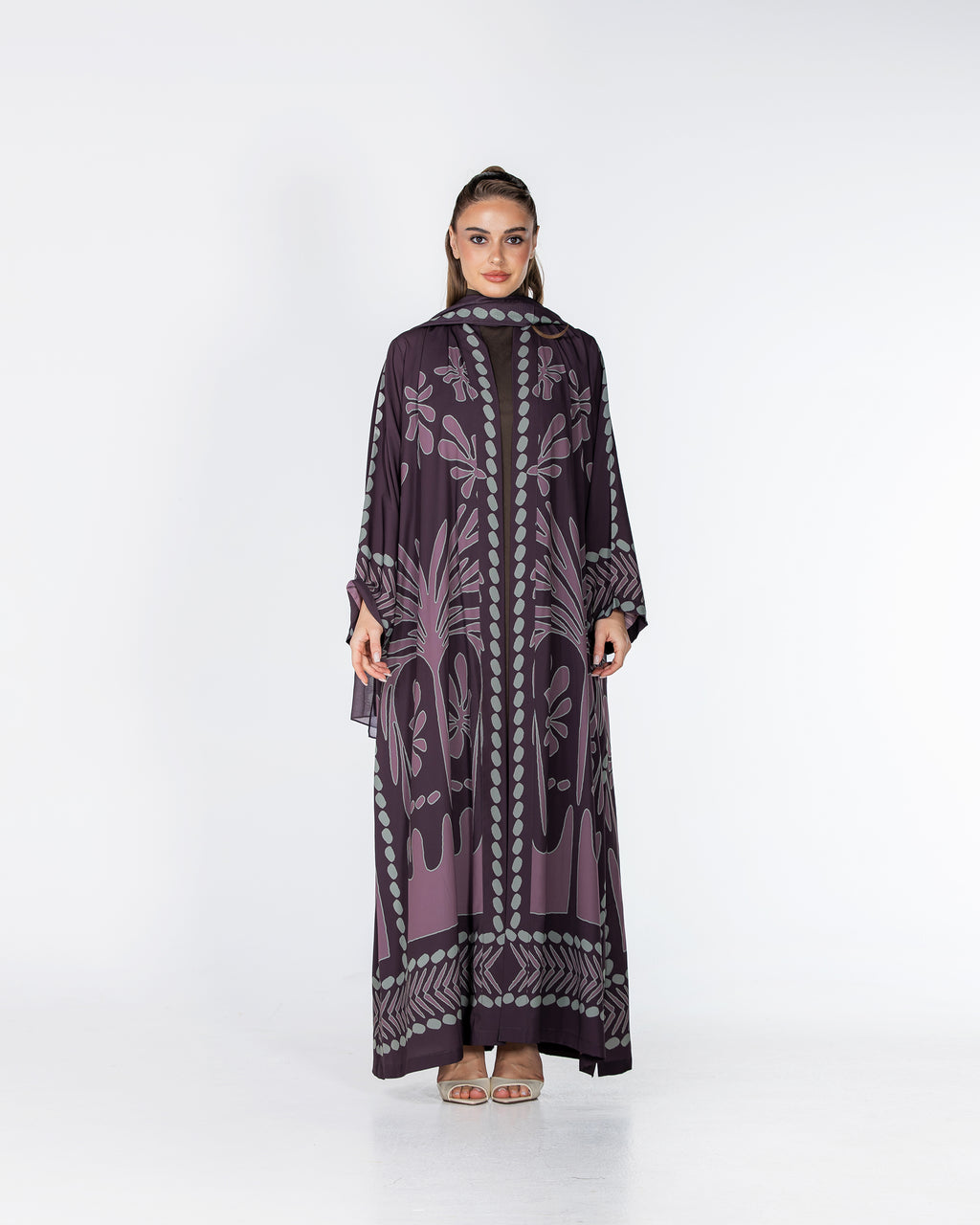 Botanika - Printed Crepe Abaya