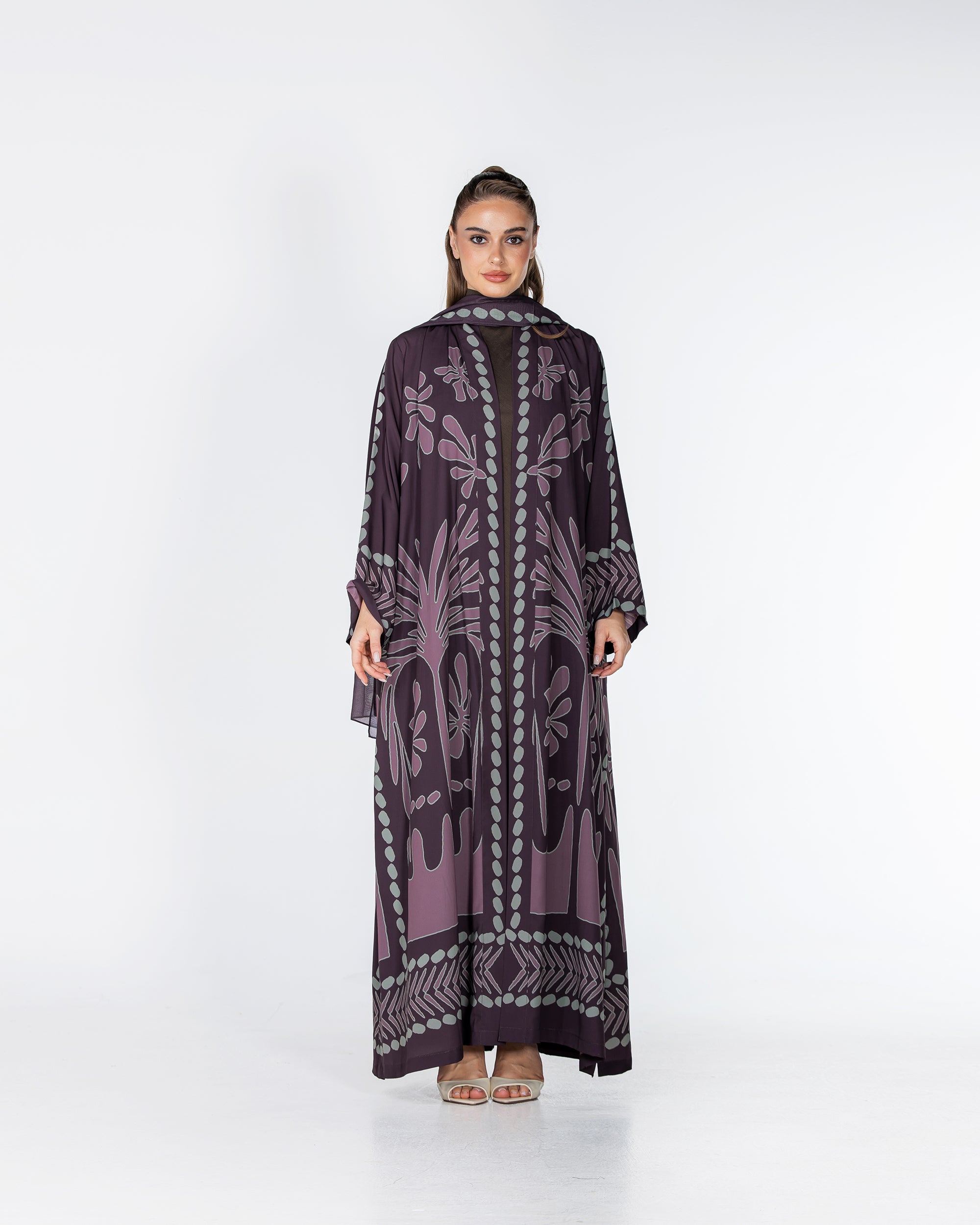 Botanika - Printed Crepe Abaya