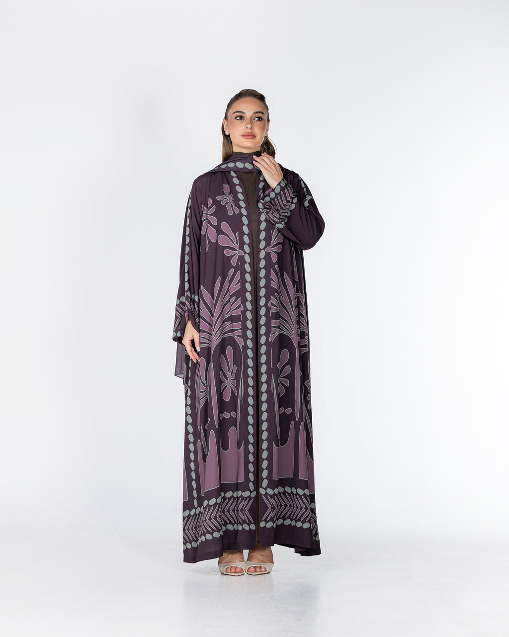 Botanika - Printed Crepe Abaya