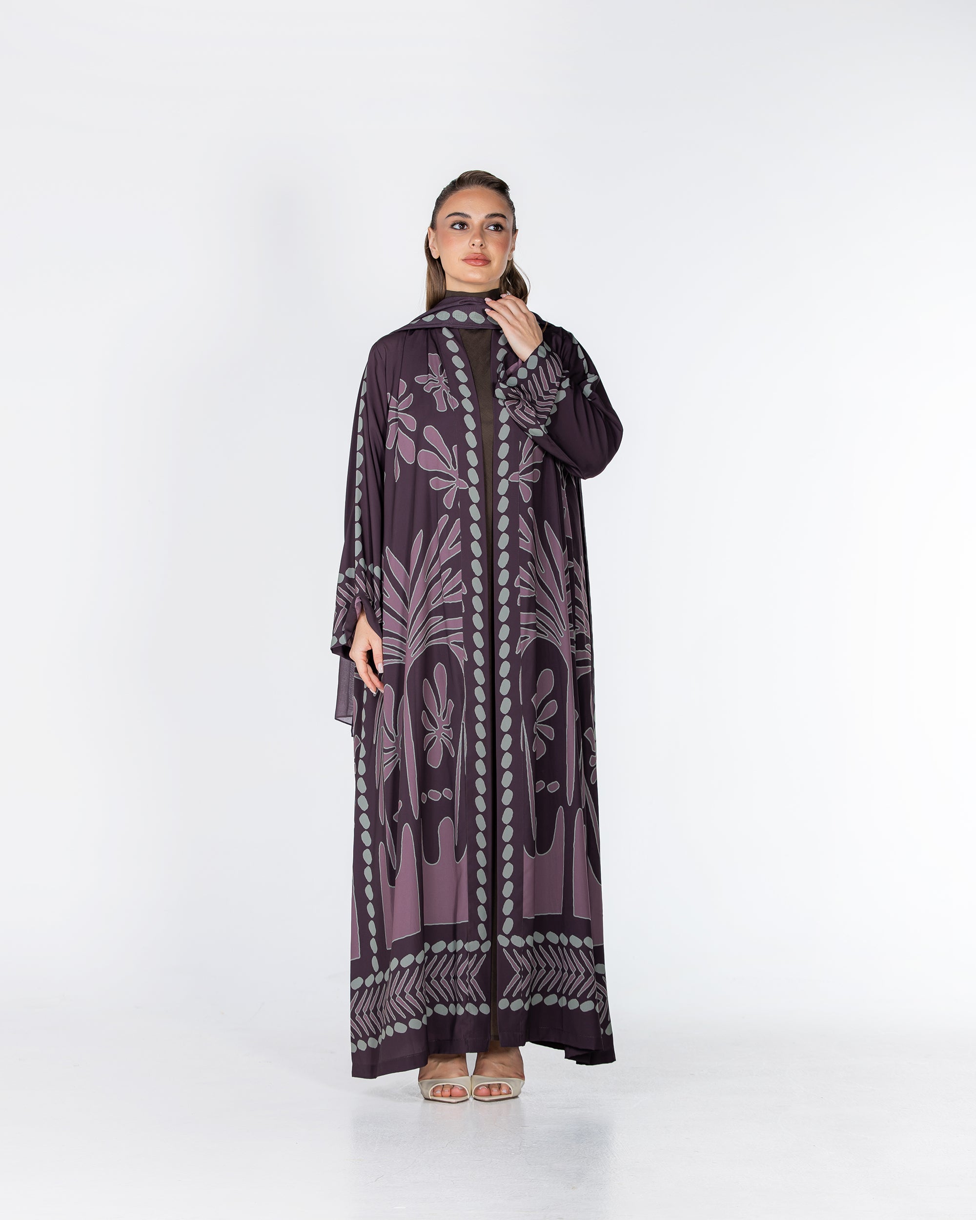 Botanika - Printed Crepe Abaya
