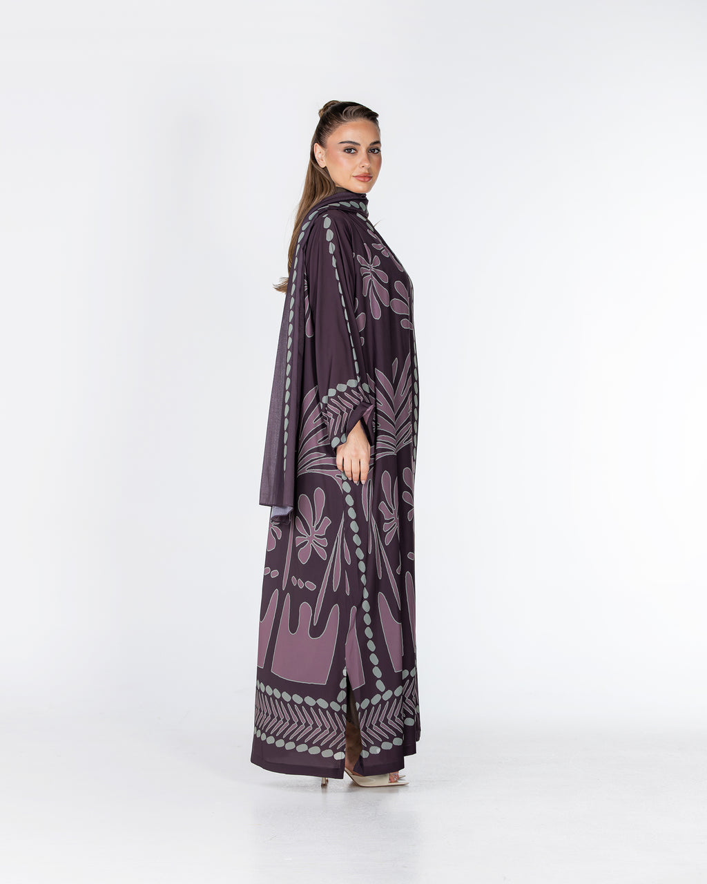 Botanika - Printed Crepe Abaya
