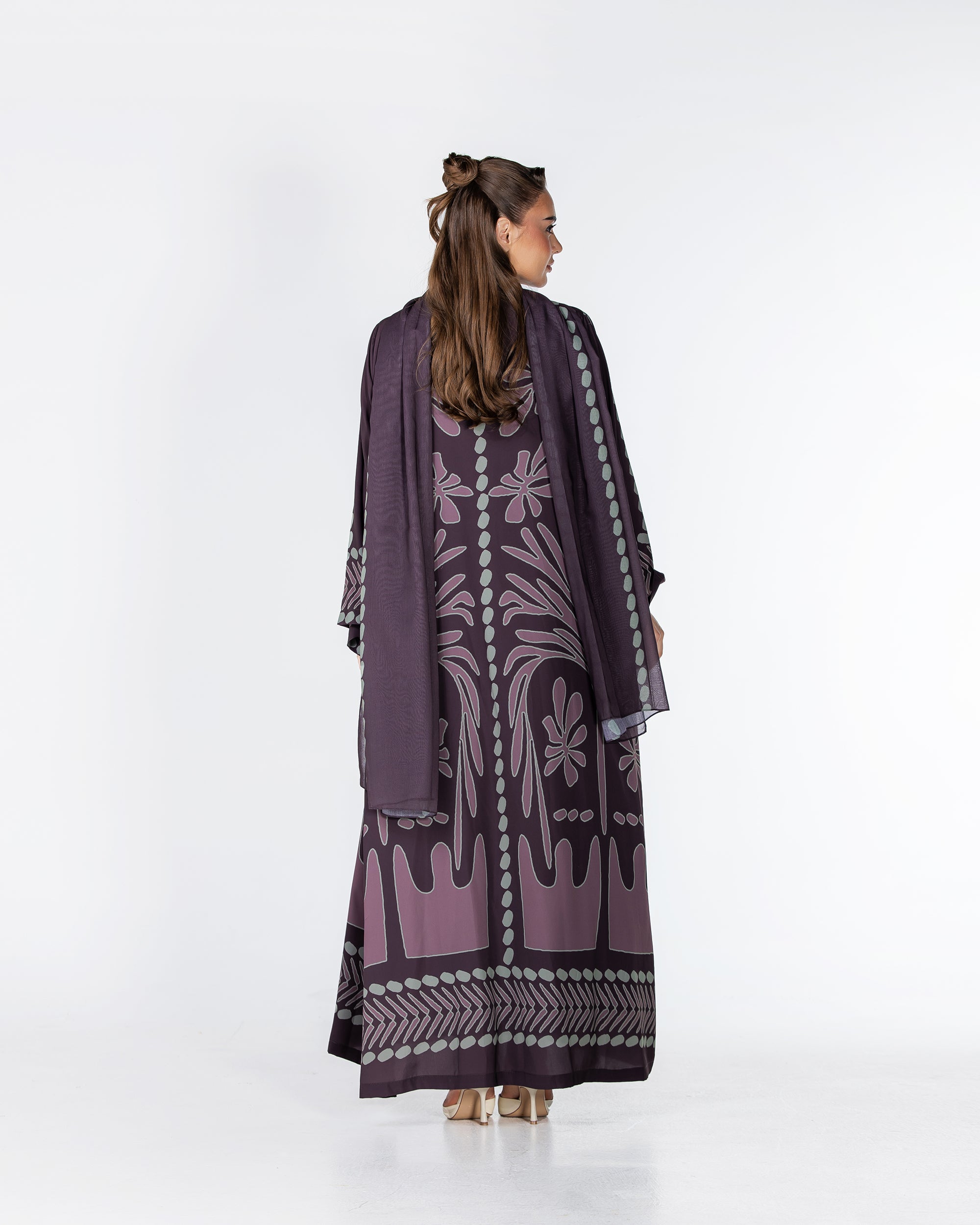 Botanika - Printed Crepe Abaya