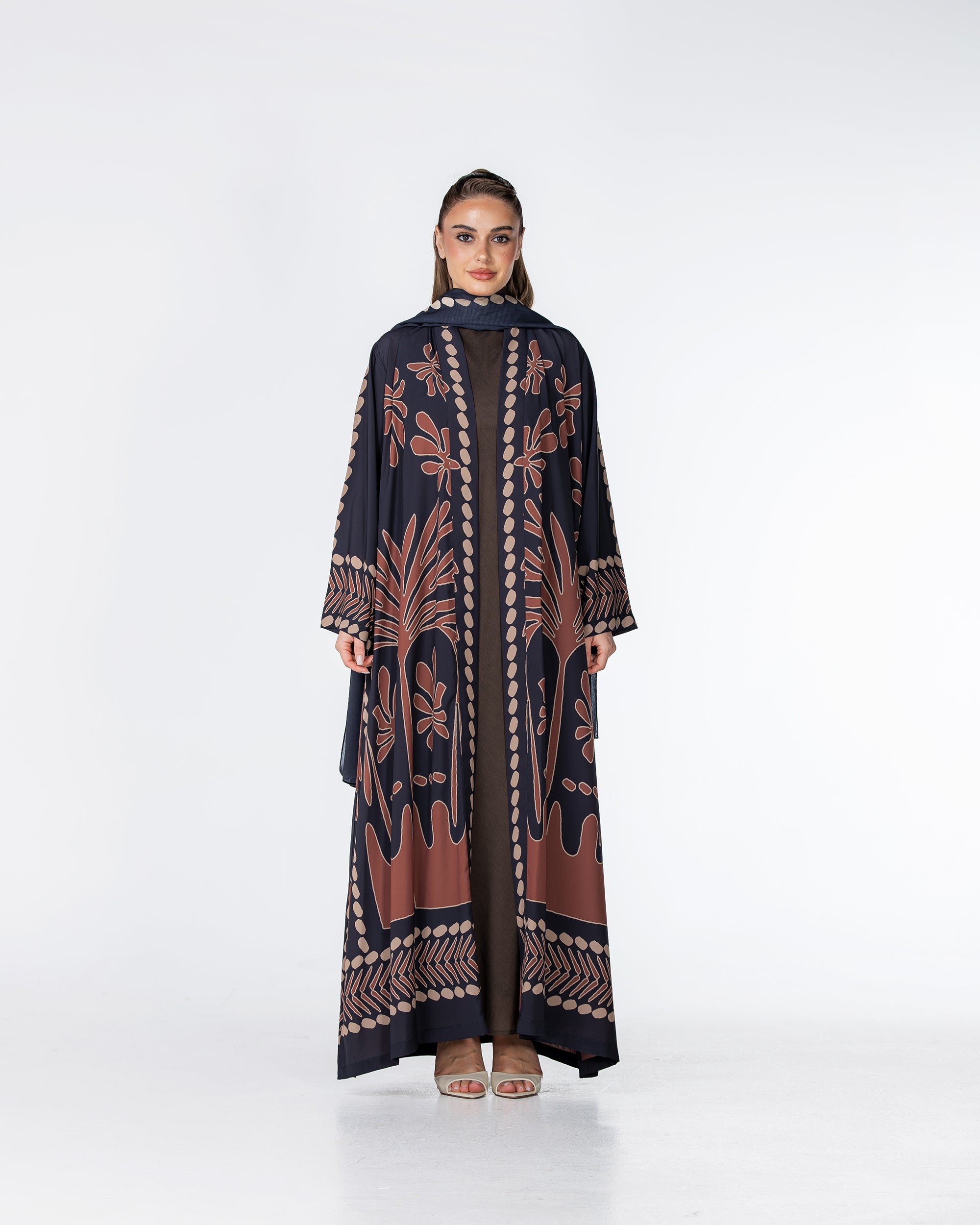 Botanika - Printed Crepe Abaya