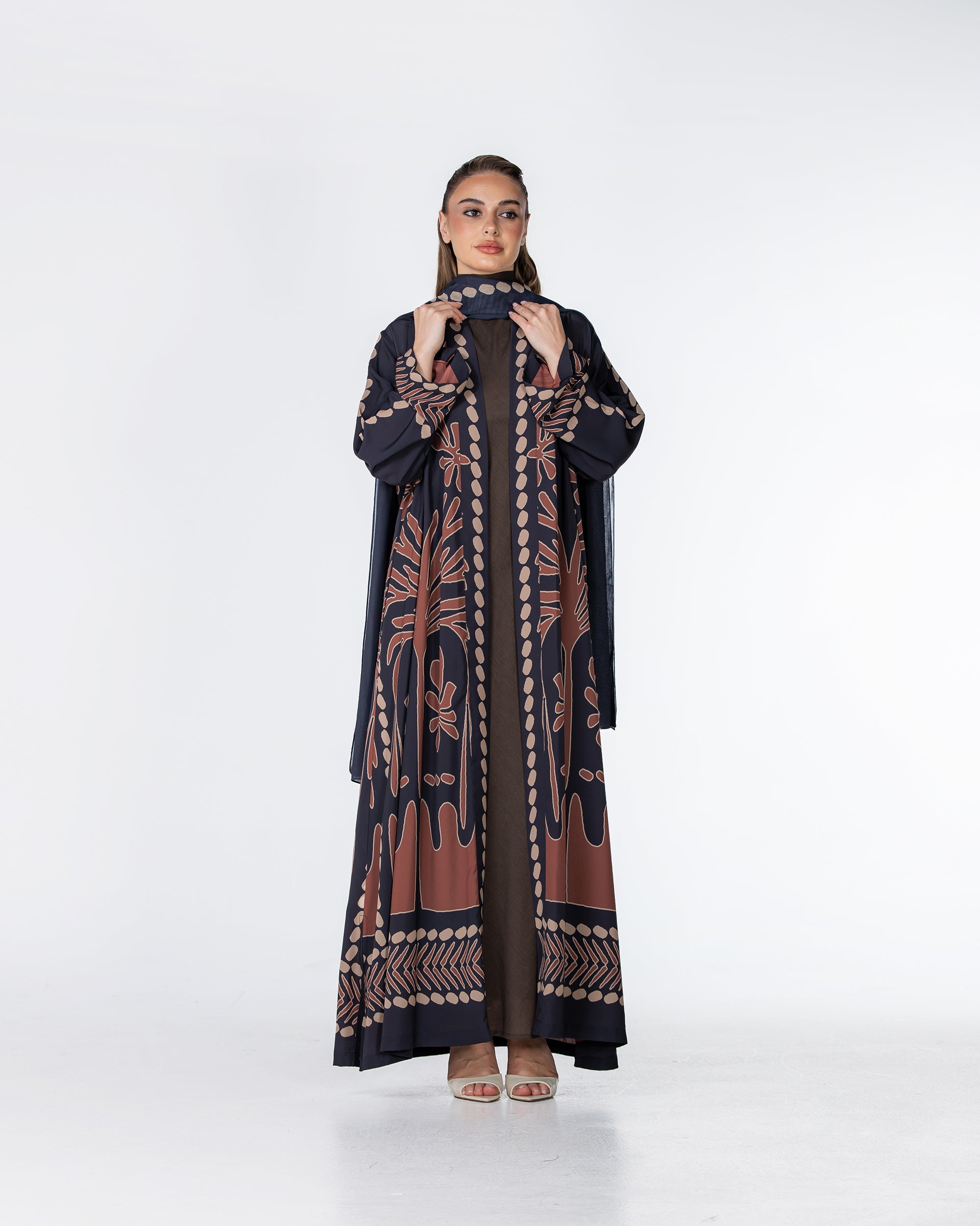 Botanika - Printed Crepe Abaya