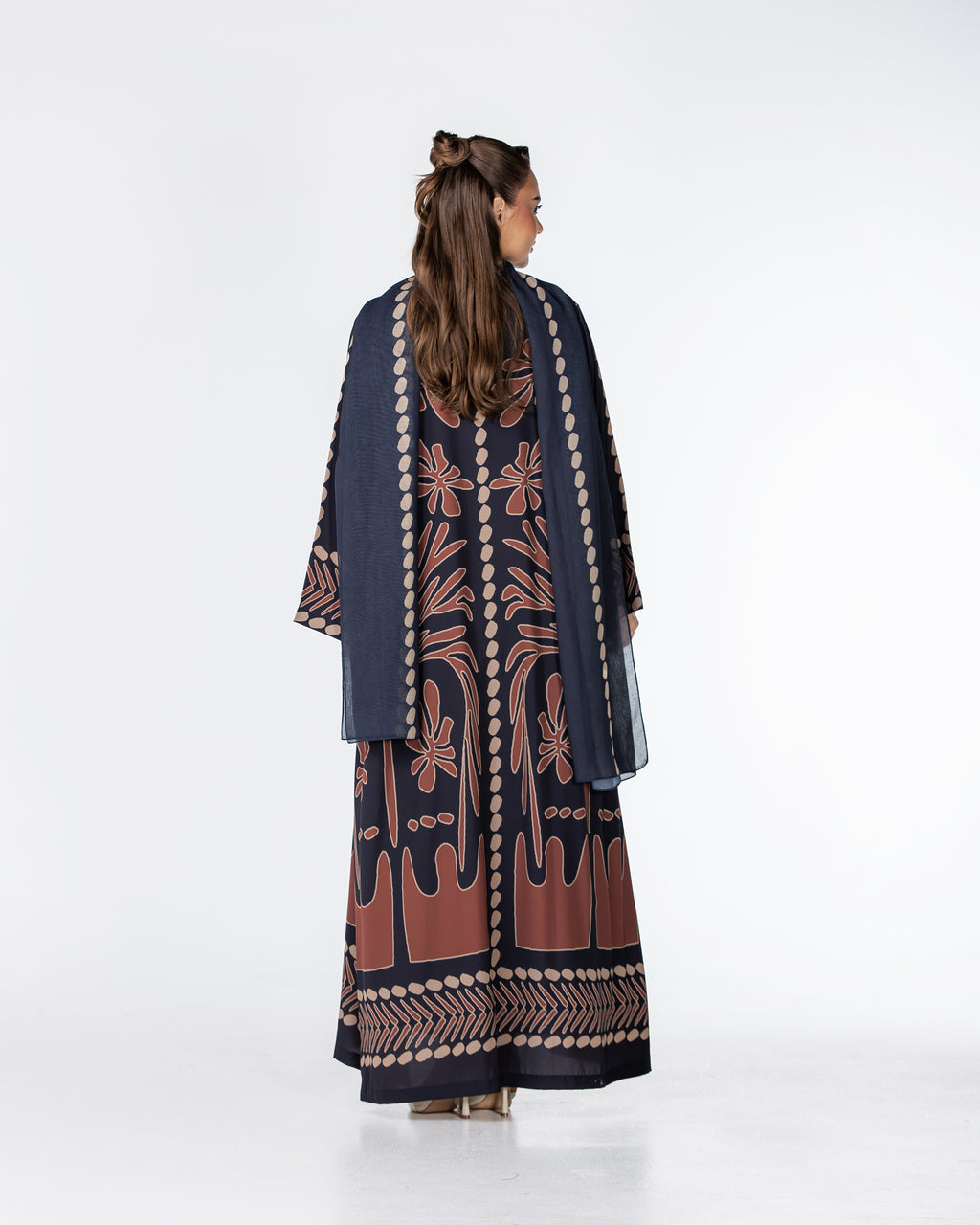 Botanika - Printed Crepe Abaya
