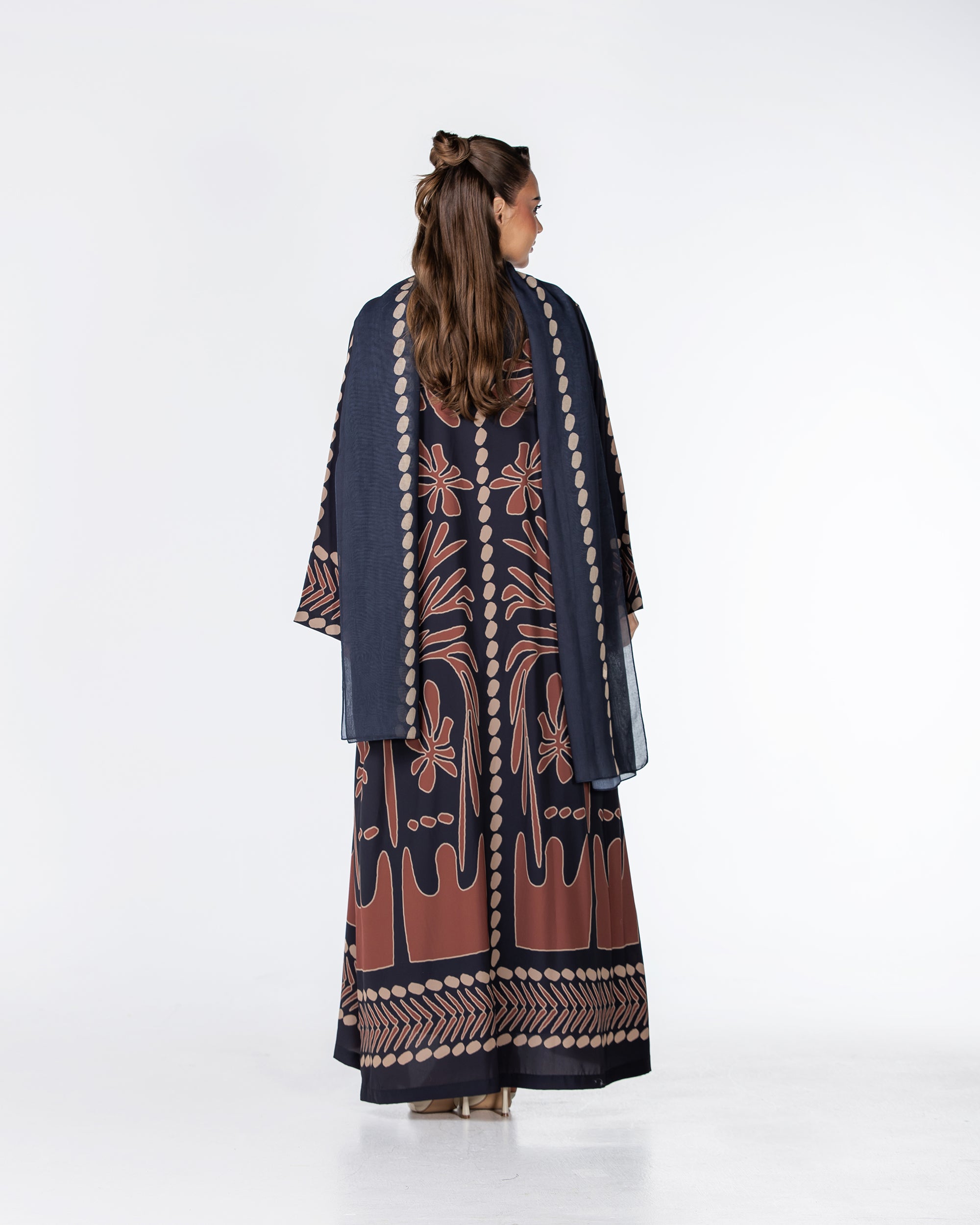 Botanika - Printed Crepe Abaya
