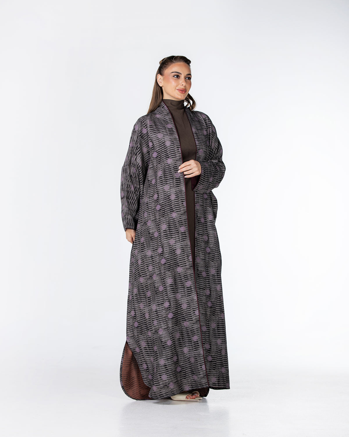 Kashmir – Abstract Print Bisht Abaya