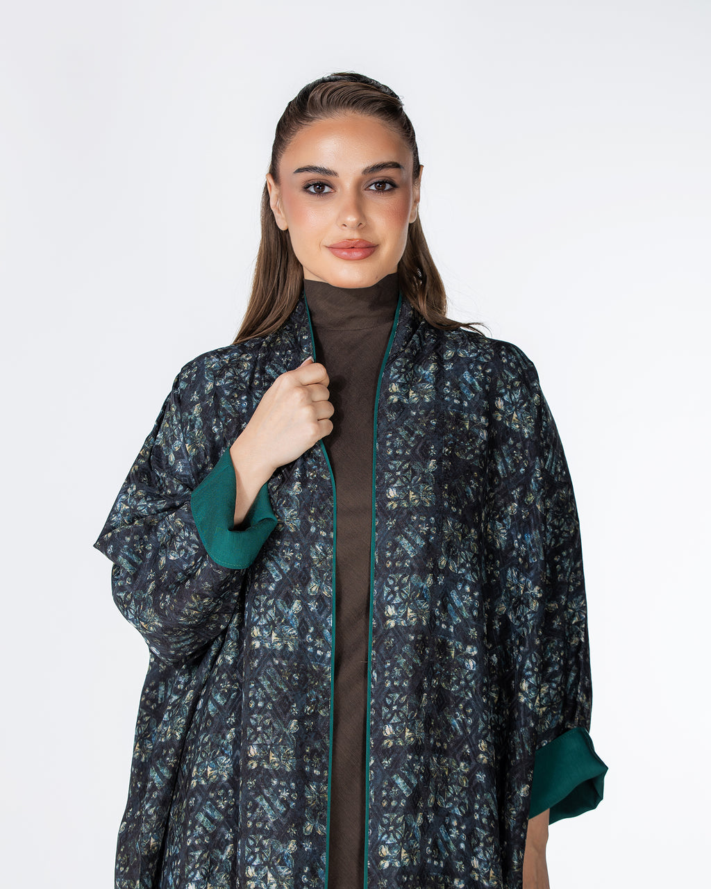 Kashmir – Abstract Print Bisht Abaya