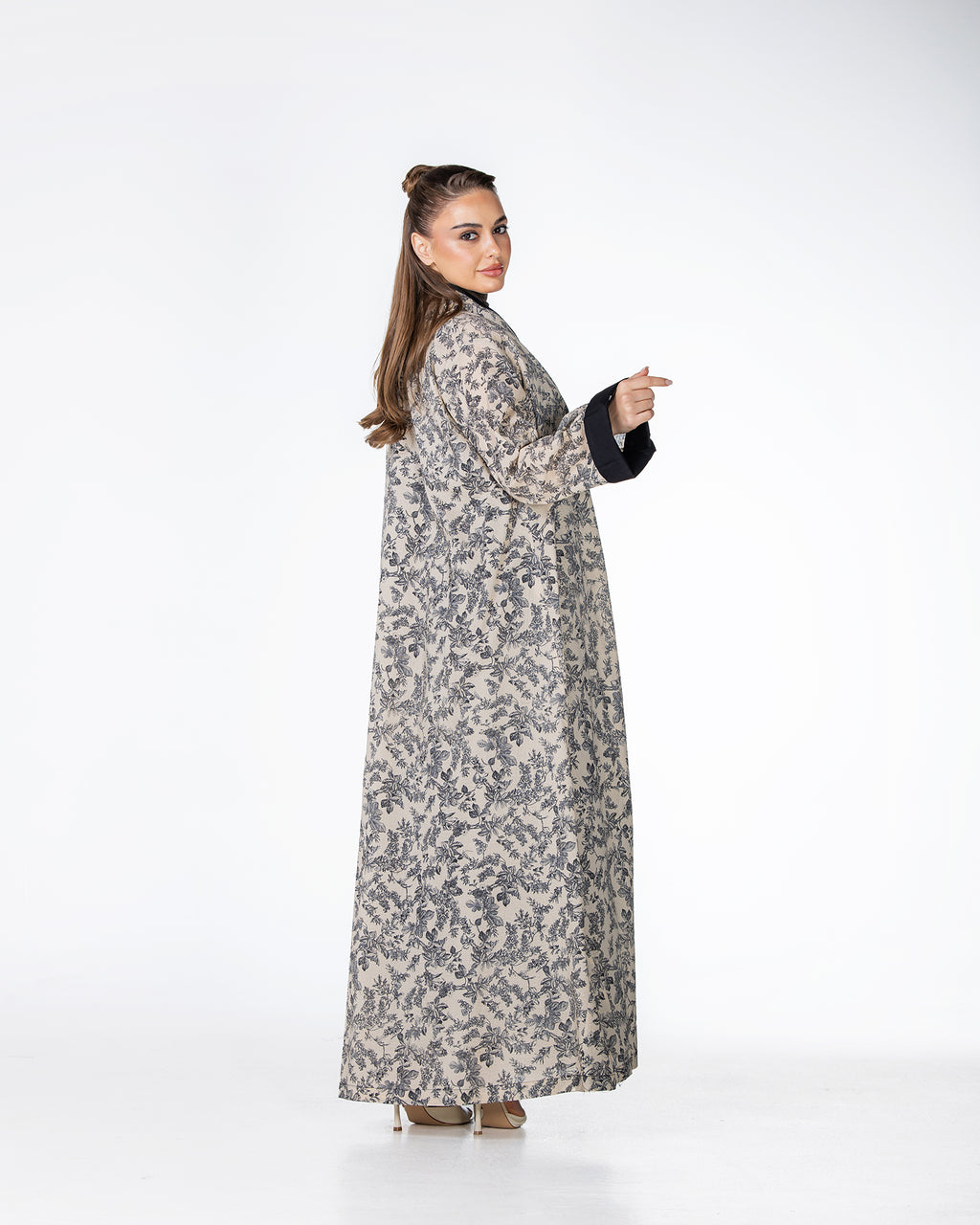 Confetti Lux – Botanical Japanese Cotton Abaya