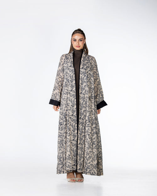 Confetti Lux – Botanical Japanese Cotton Abaya