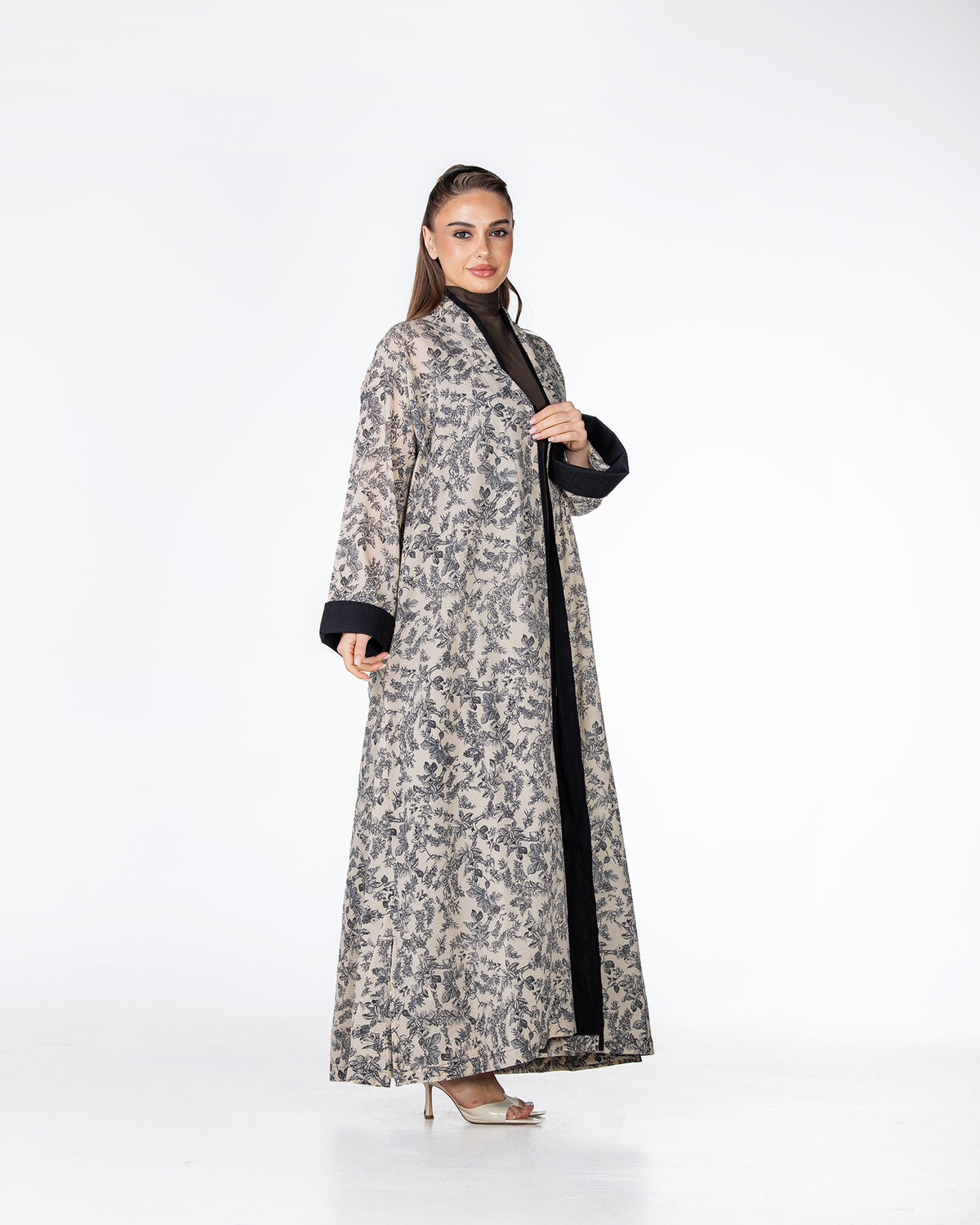 Confetti Lux – Botanical Japanese Cotton Abaya