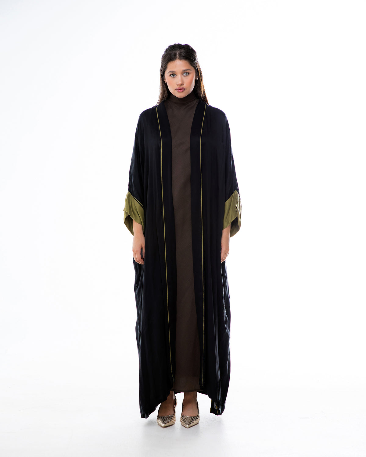 Haze – Washed Silk Kaftan Abaya