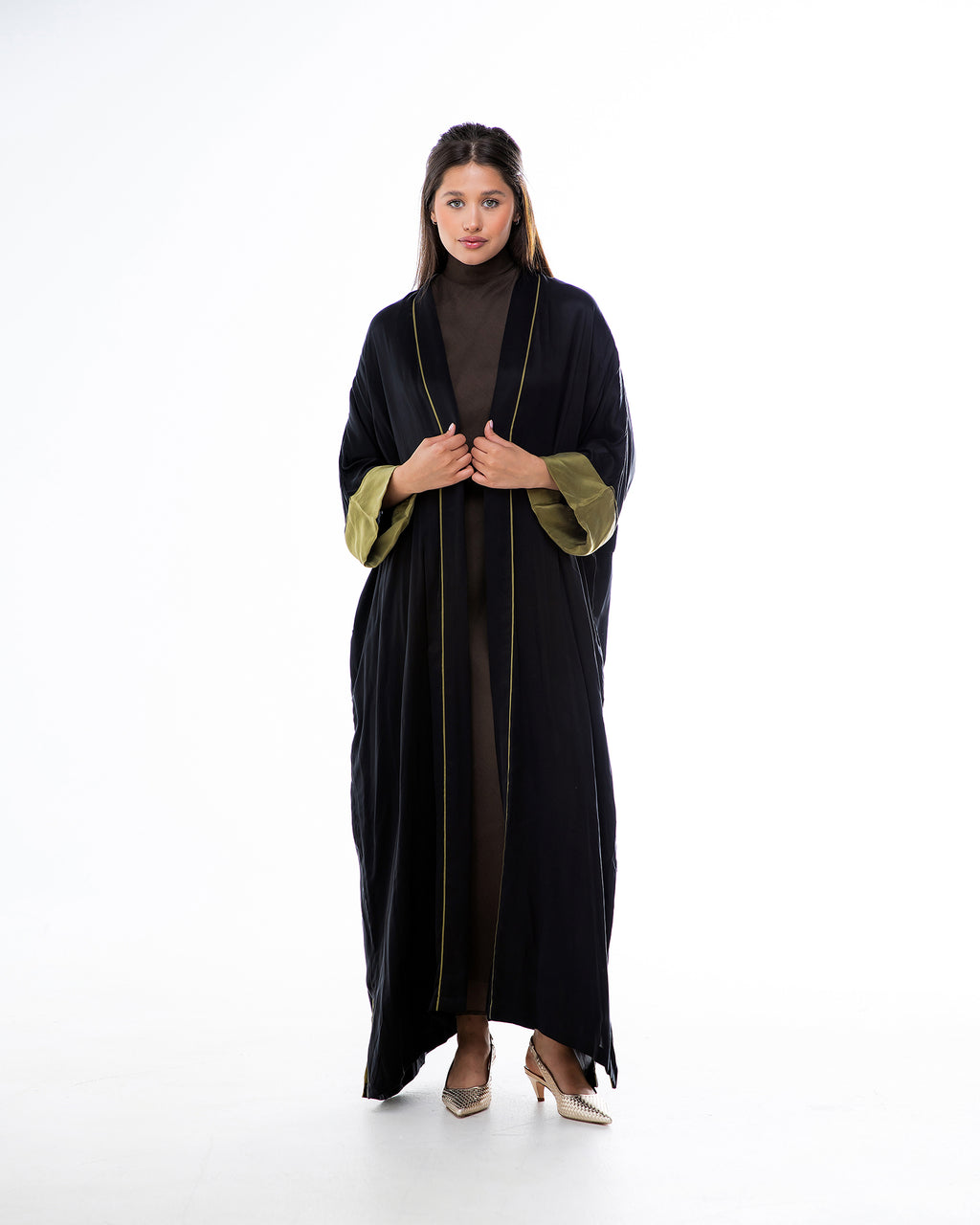 Haze – Washed Silk Kaftan Abaya