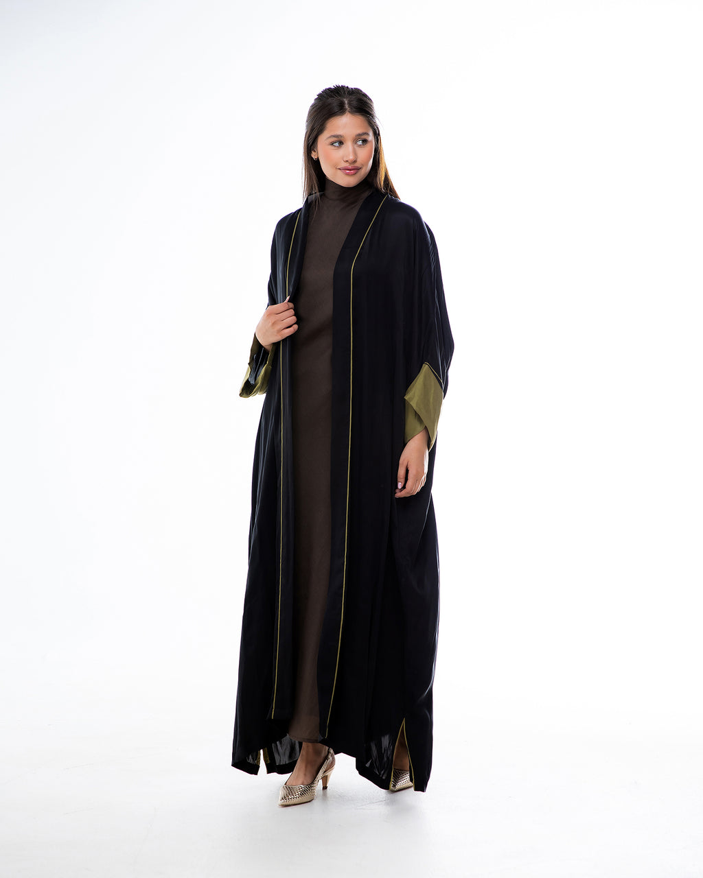 Haze – Washed Silk Kaftan Abaya